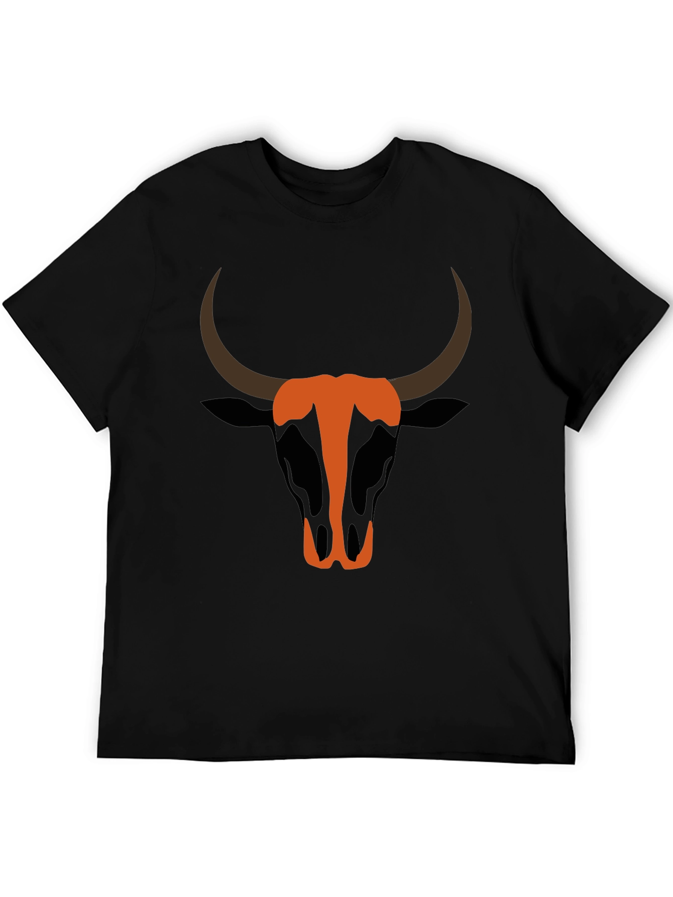 Bull Graphic Tee - Black