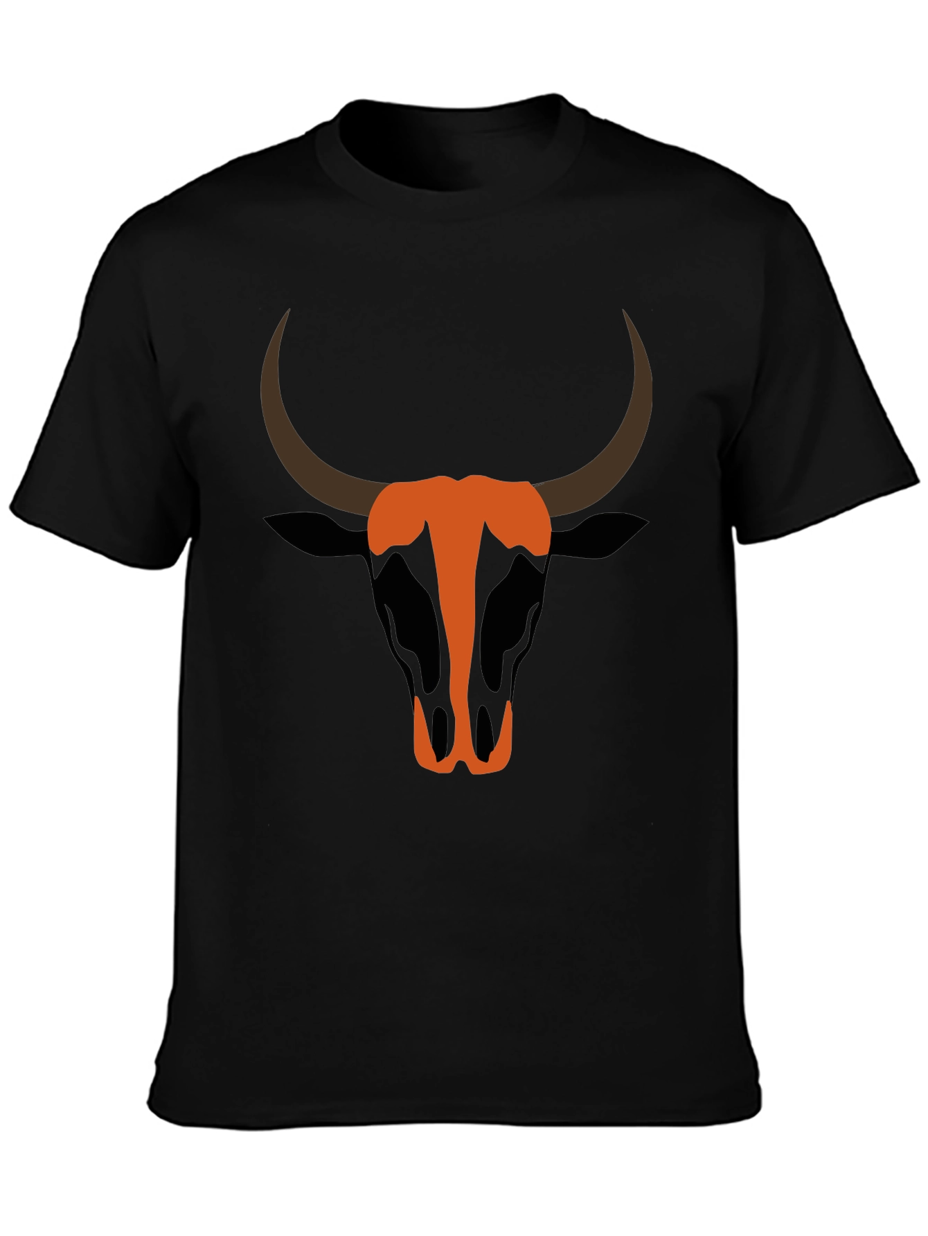 Bull Graphic Tee - Black