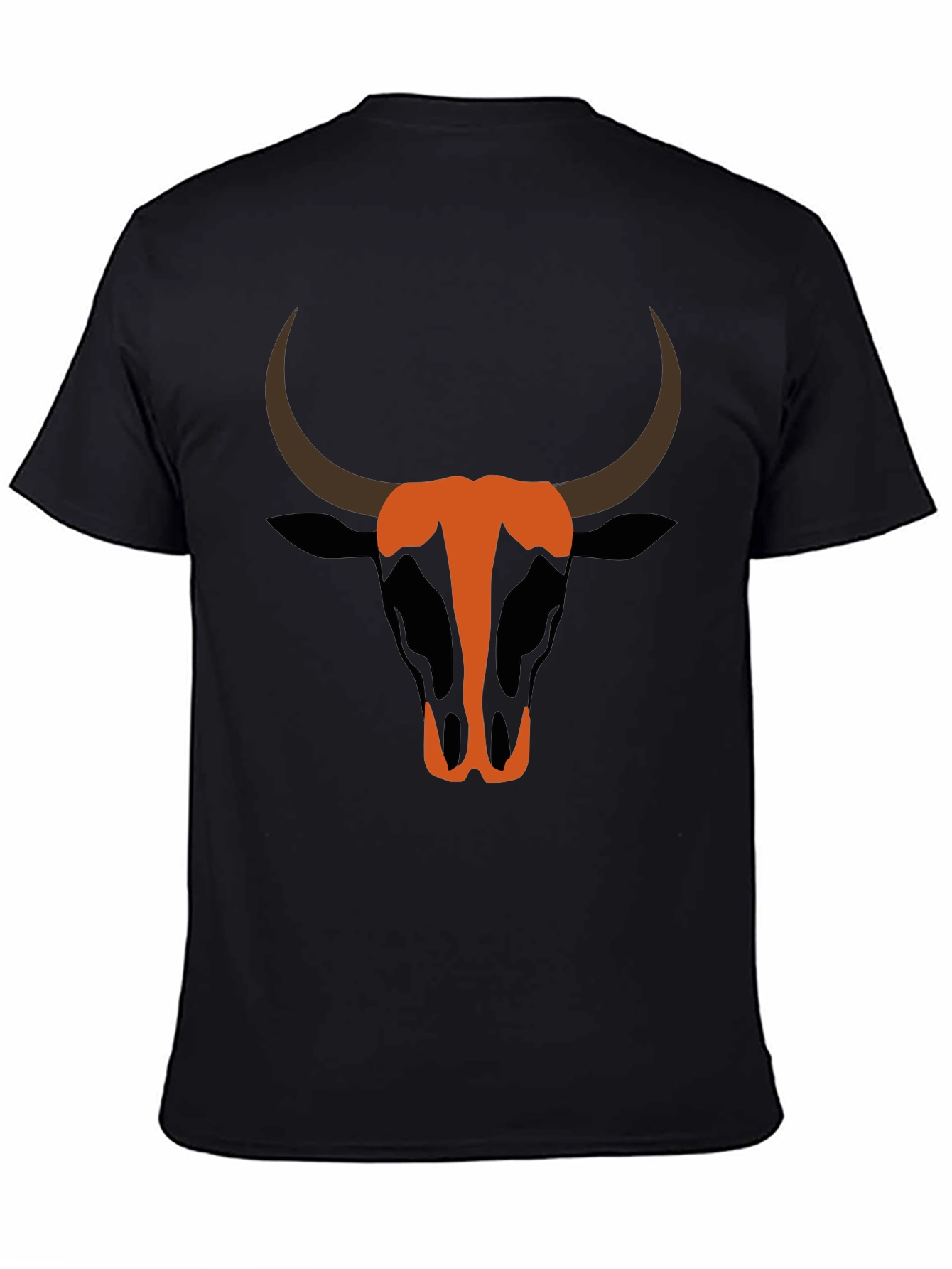 Bull Graphic Tee - Black