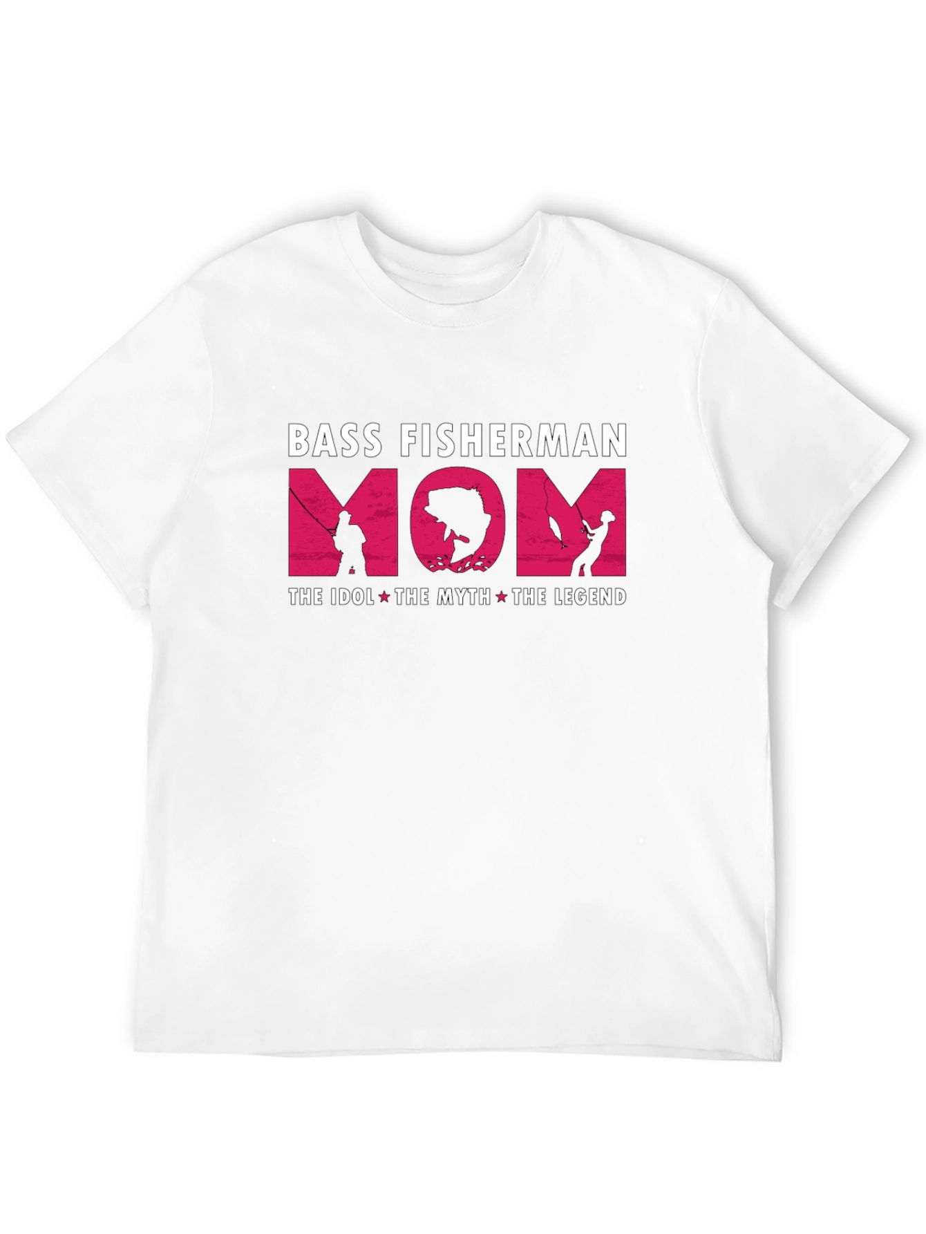 Bass Fisherman Mom T-Shirt