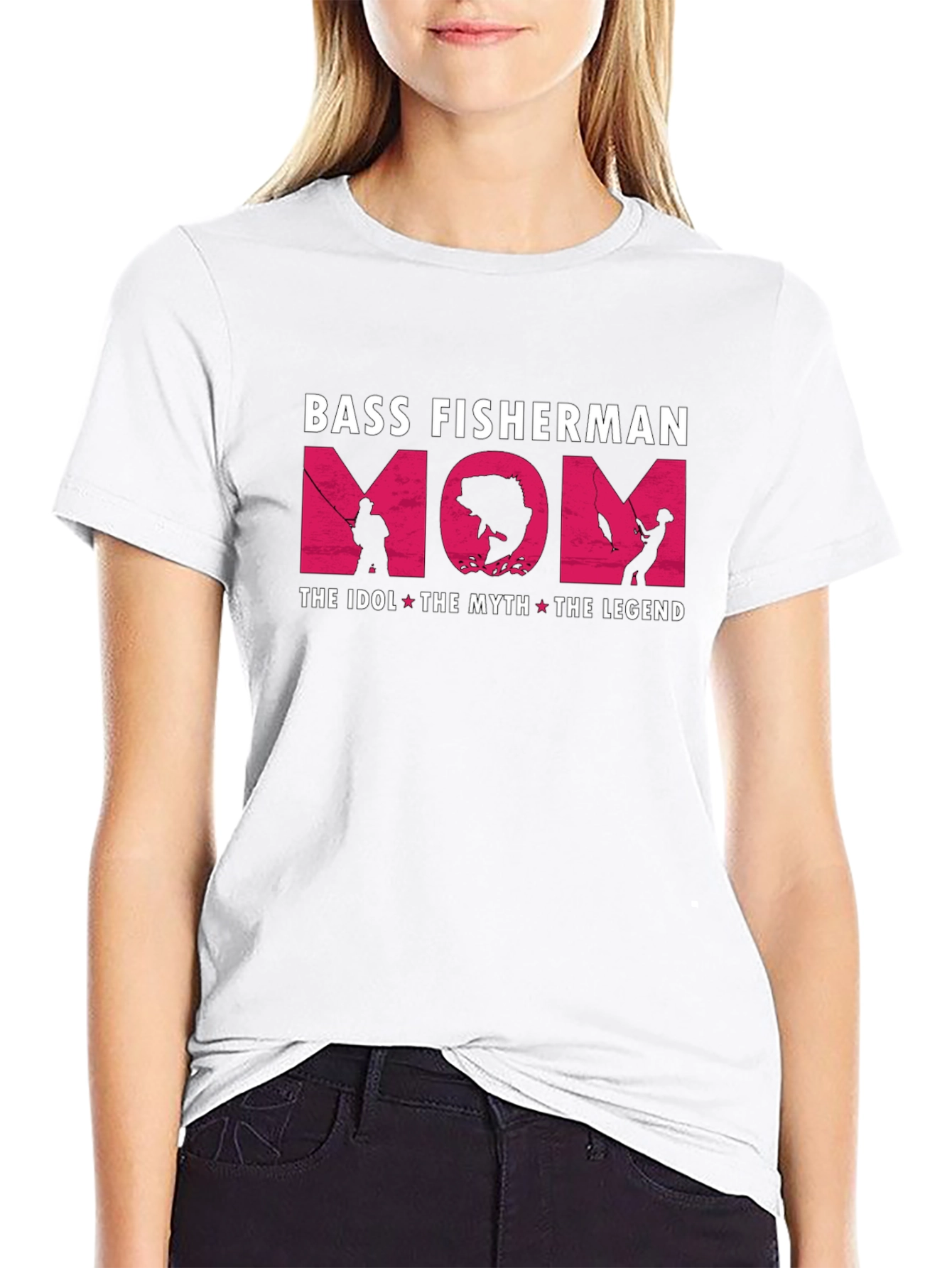 Bass Fisherman Mom T-Shirt