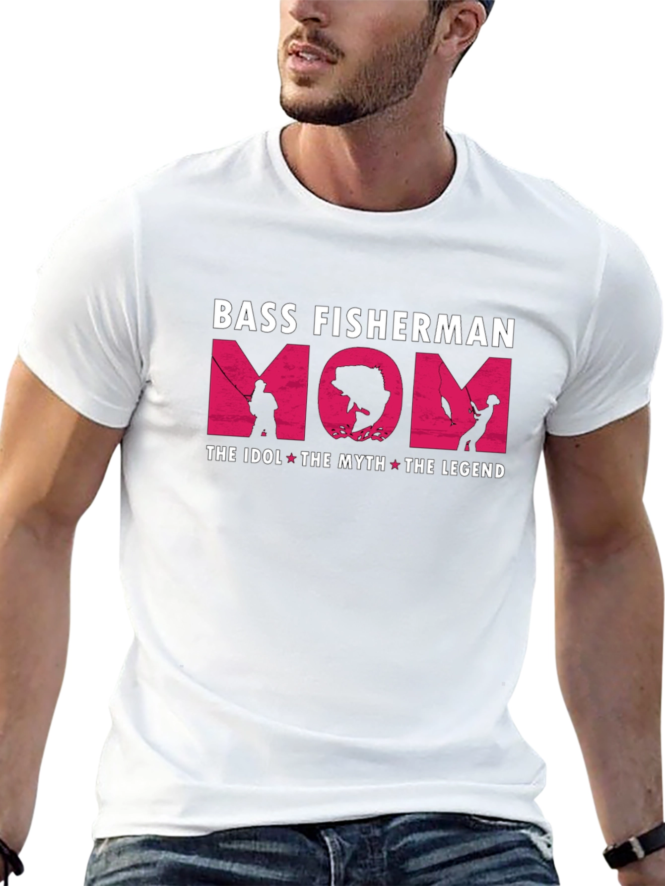 Bass Fisherman Mom T-Shirt