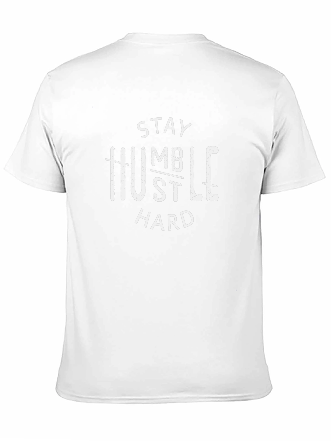 Stay Humble Hustle Hard Graphic Tee - Black