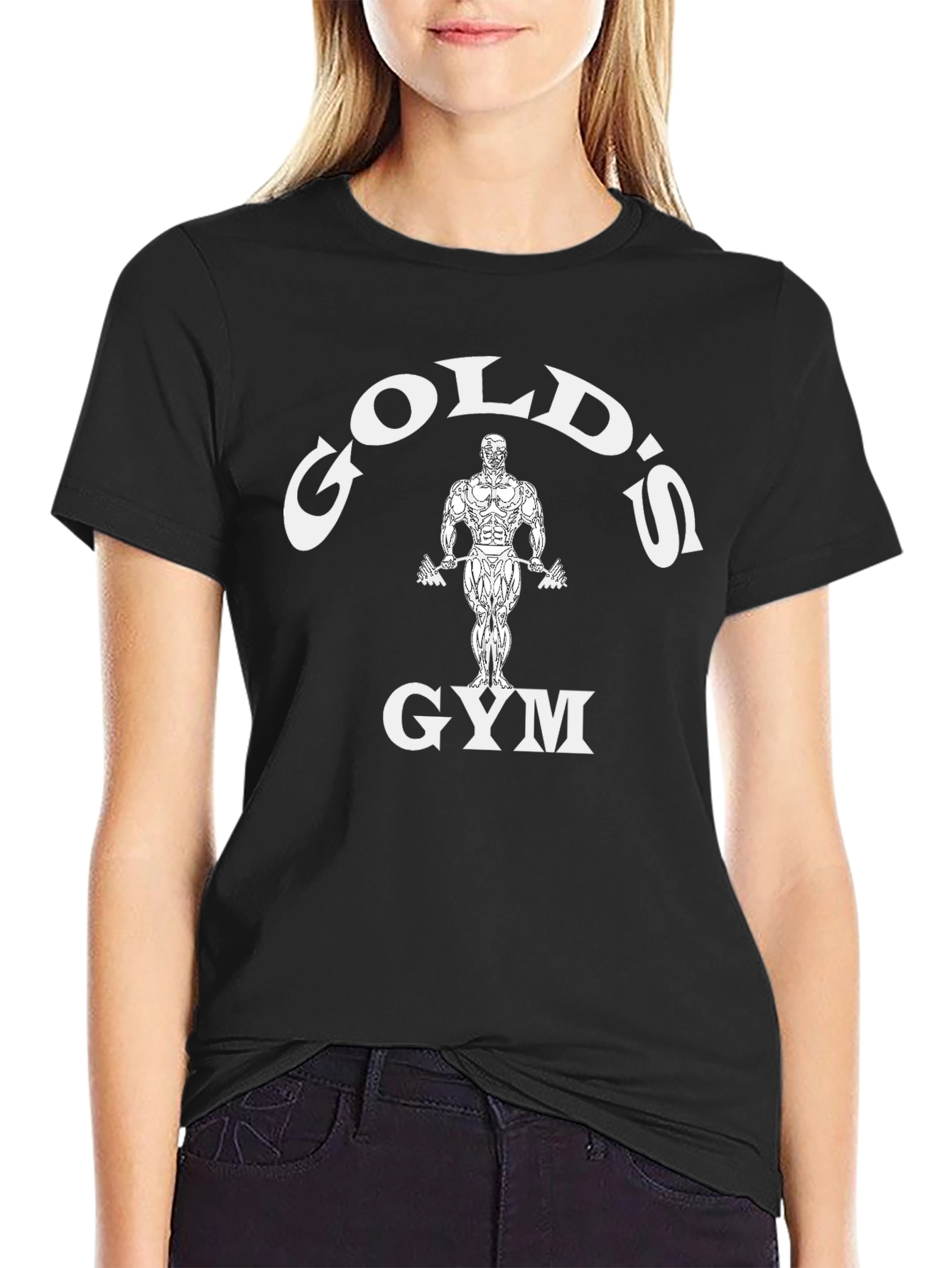 Golds Gym Classic Black T-Shirt