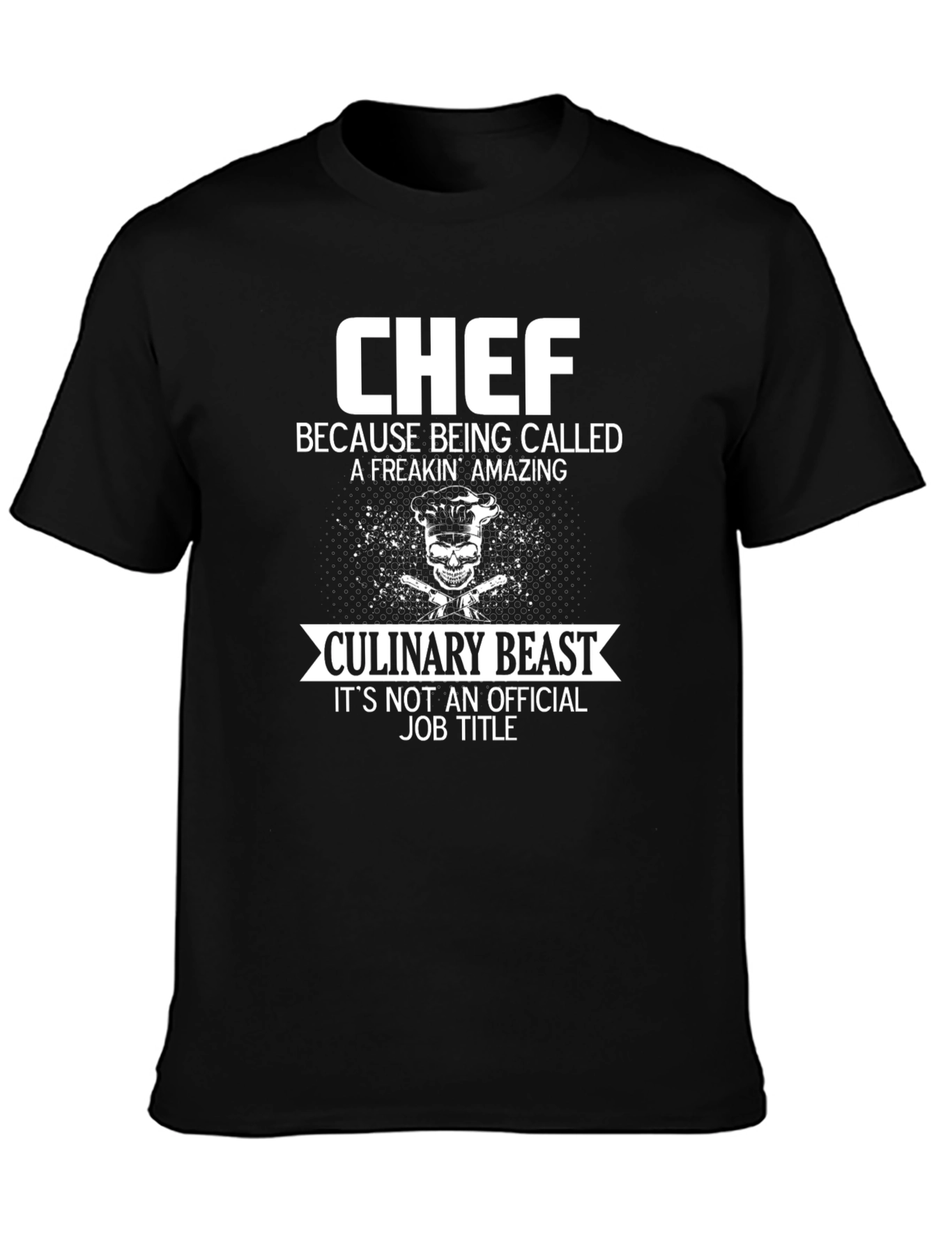 Chef Culinary Beast Graphic T-Shirt