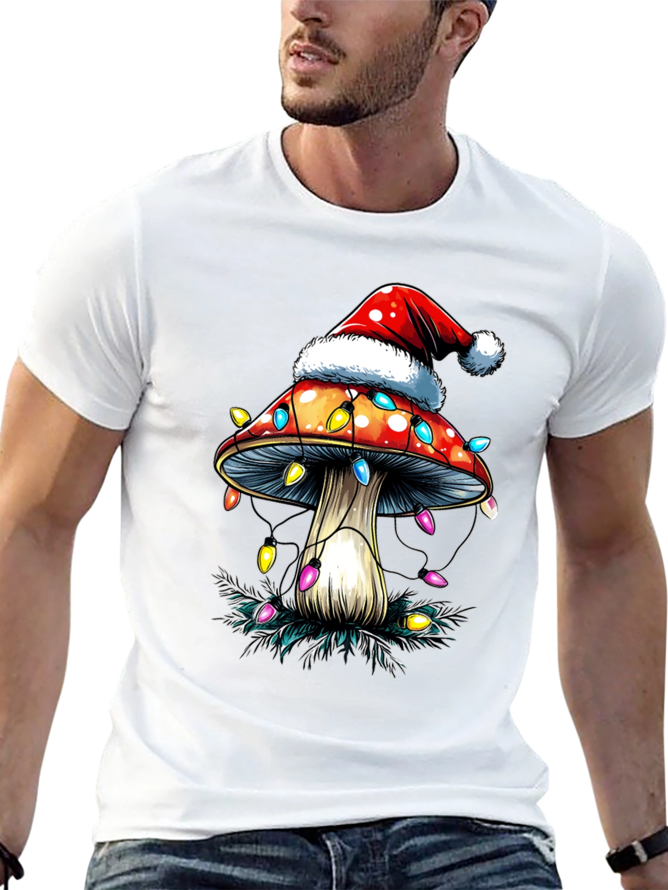 Christmas Mushroom T-Shirt