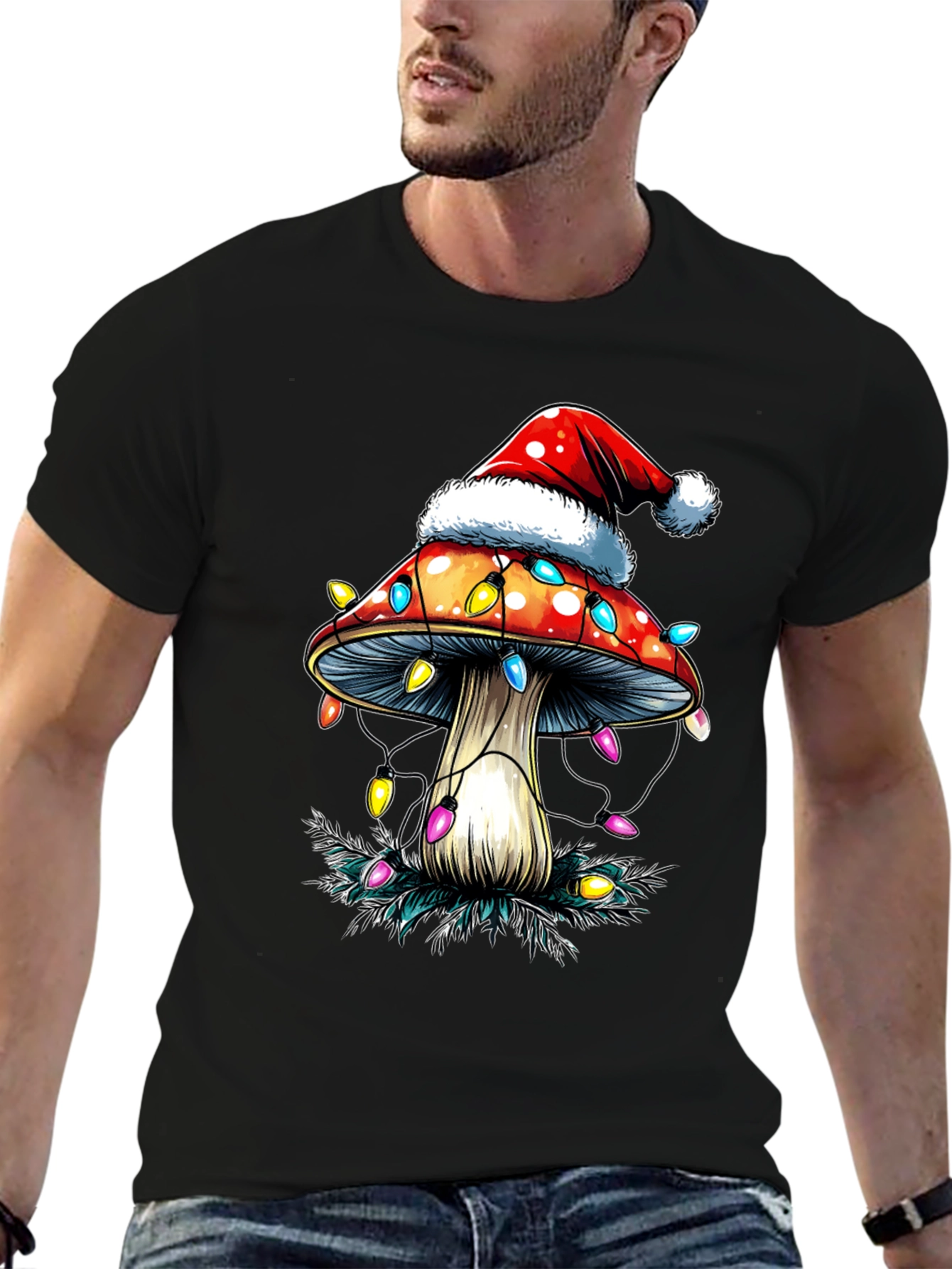 Christmas Mushroom T-Shirt