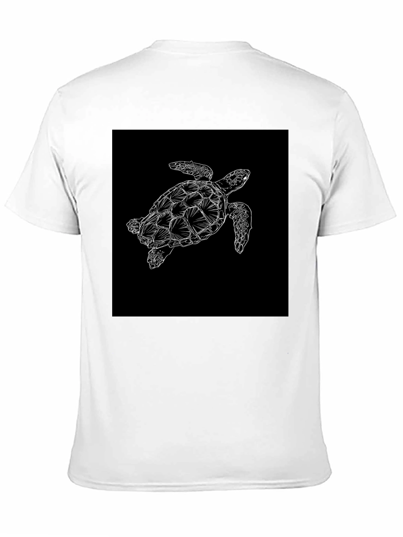 Black Turtle Graphic Tee - Sea Life Style