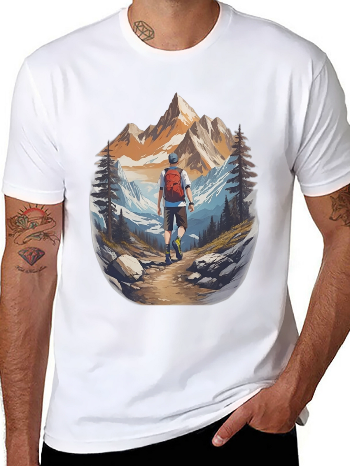 Mountain Hiker Graphic Tee - Adventure Ready!