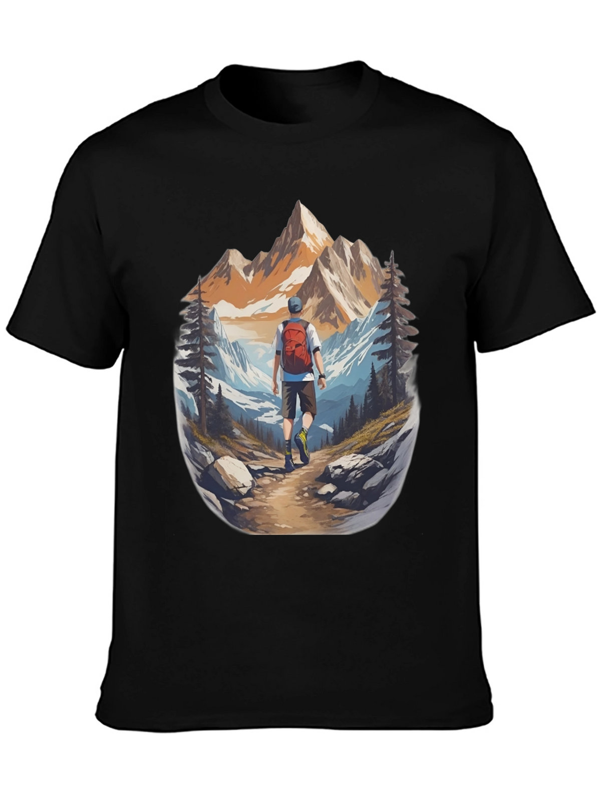 Mountain Hiker Graphic Tee - Adventure Ready!