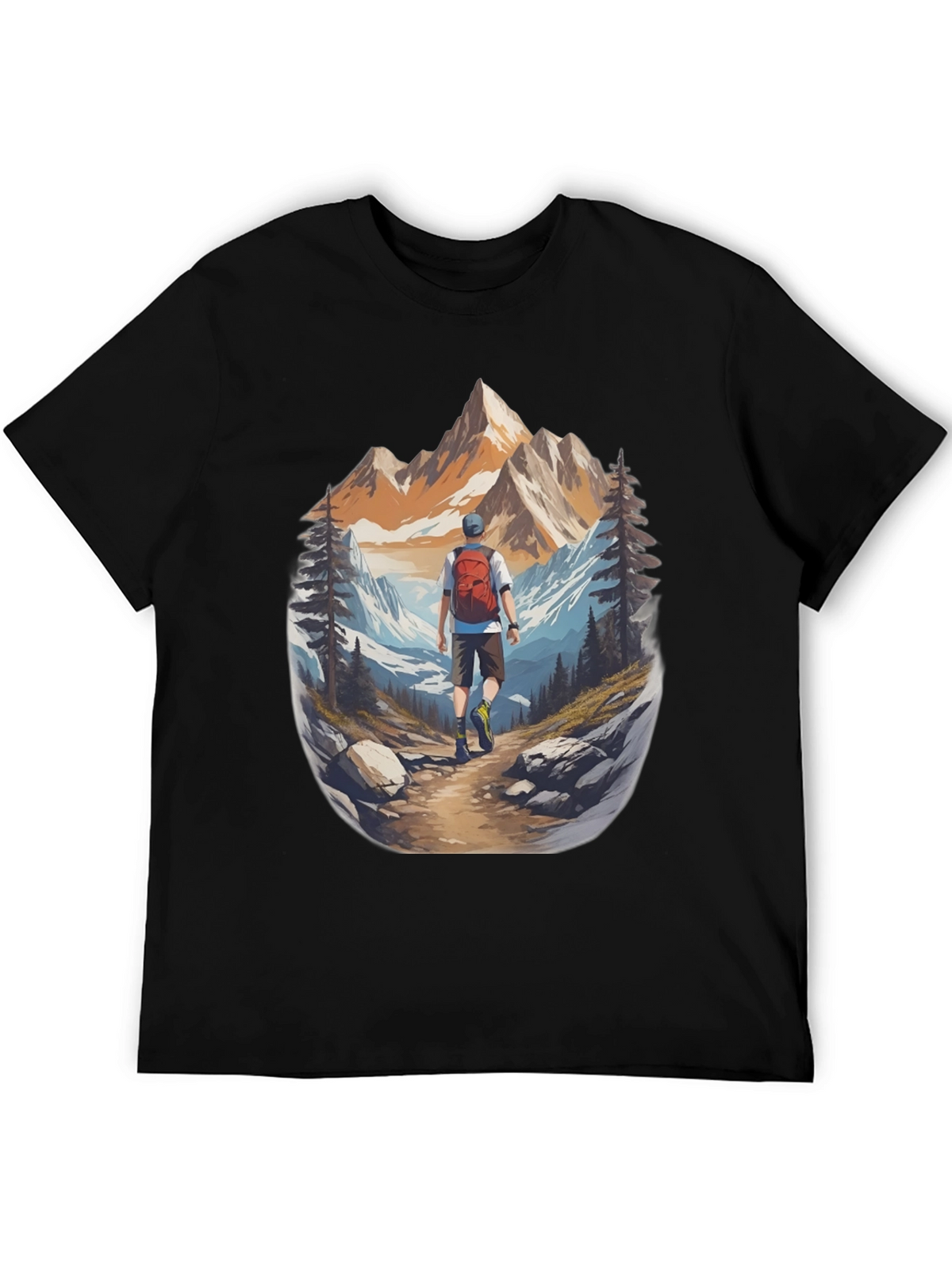 Mountain Hiker Graphic Tee - Adventure Ready!
