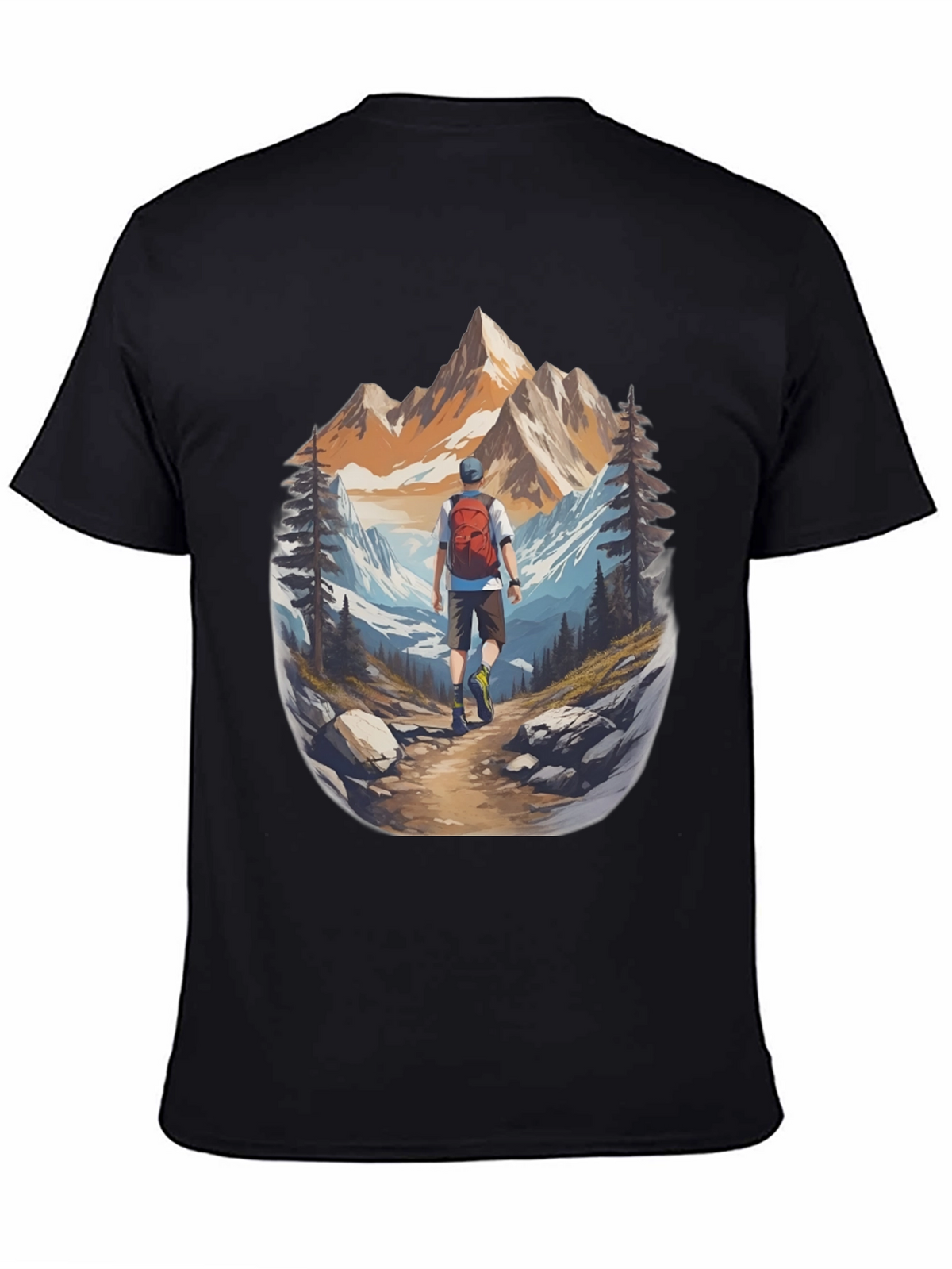 Mountain Hiker Graphic Tee - Adventure Ready!