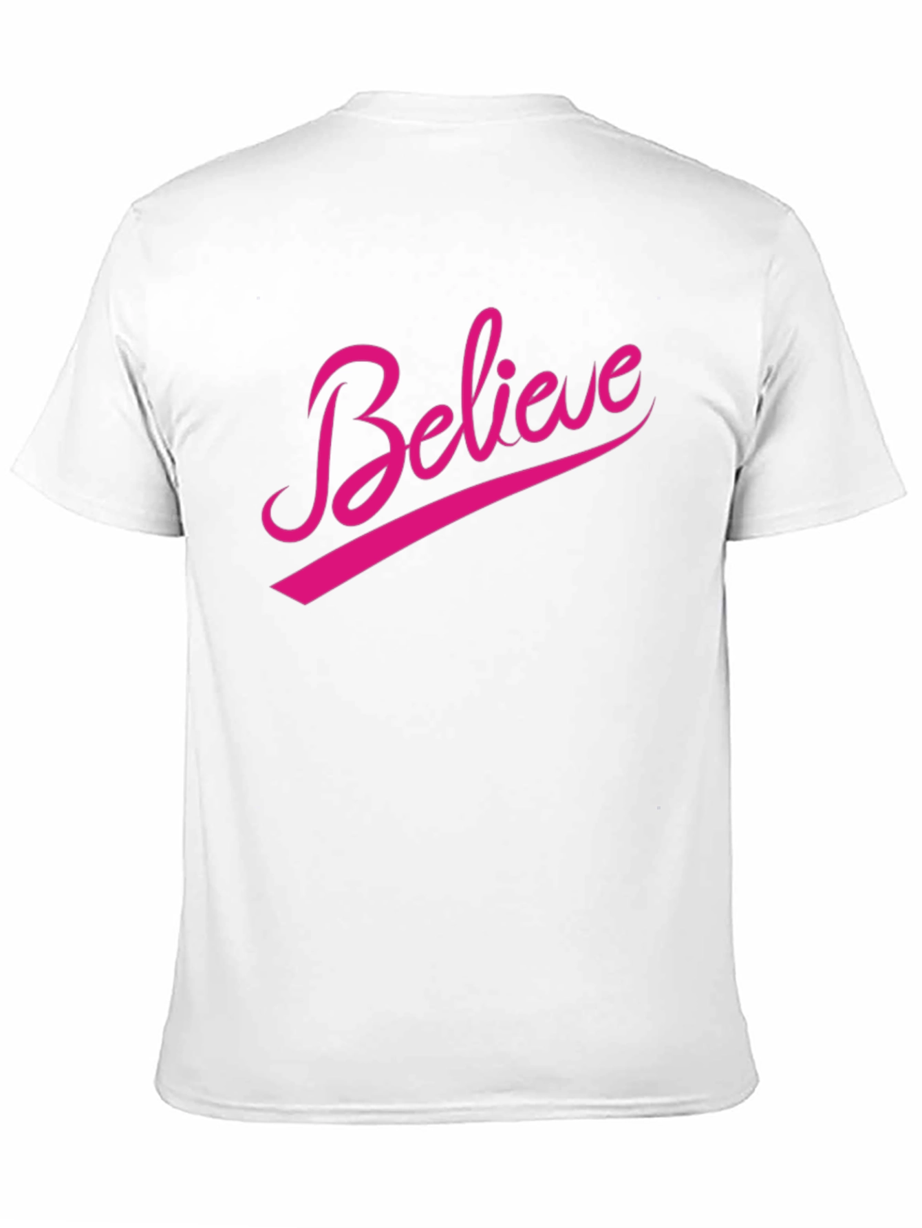 Believe Graphic Tee - Black Casual T-Shirt