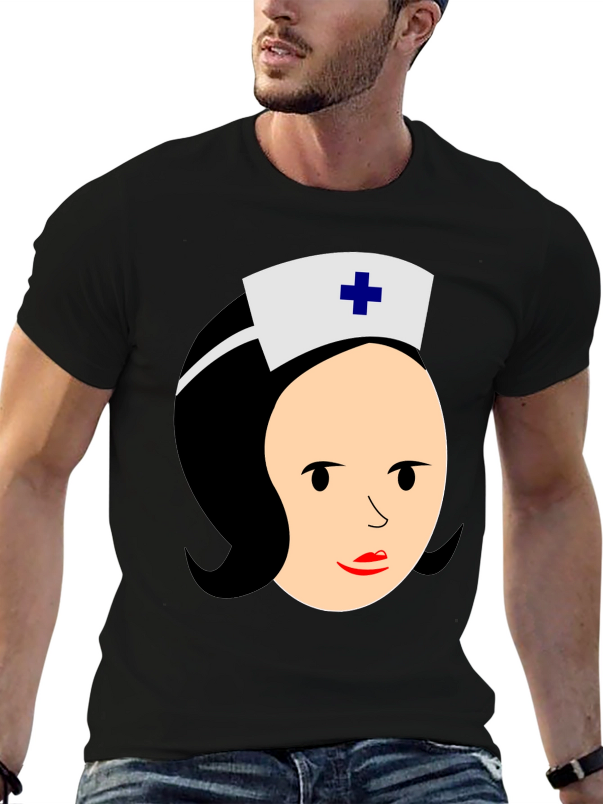 Nurse Graphic T-Shirt - Classic Black Tee