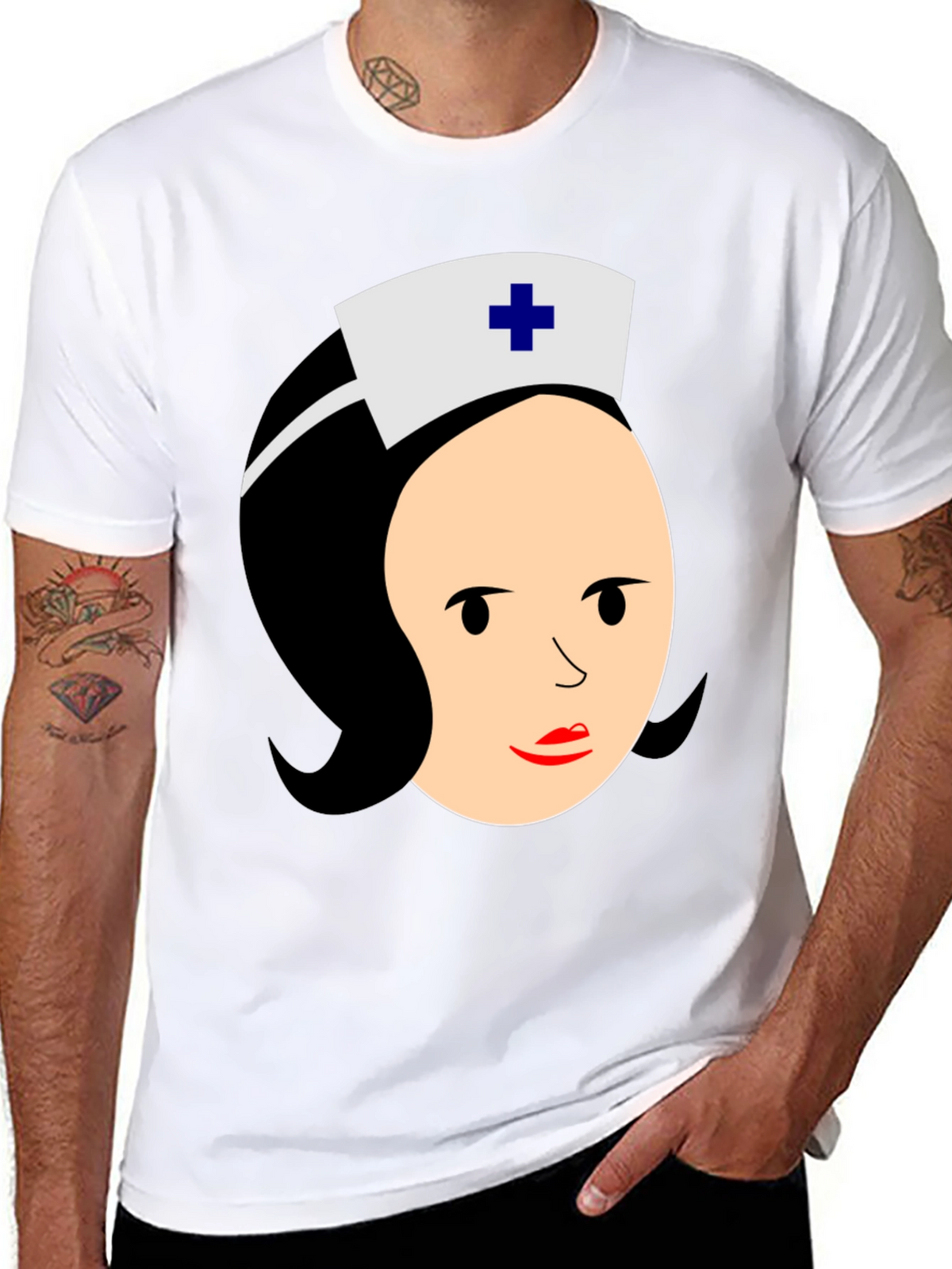 Nurse Graphic T-Shirt - Classic Black Tee