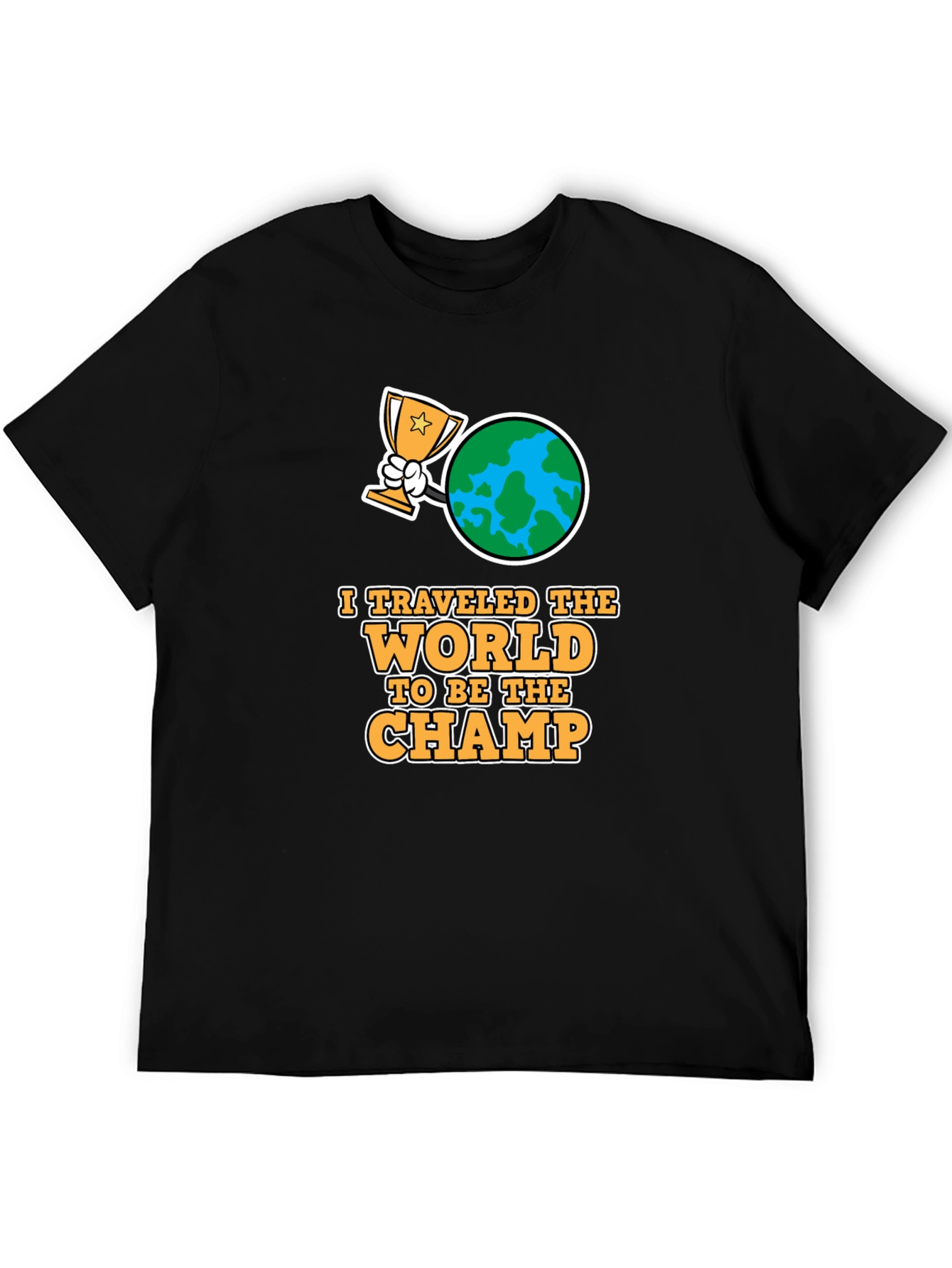 World Traveler Champ Black T-Shirt