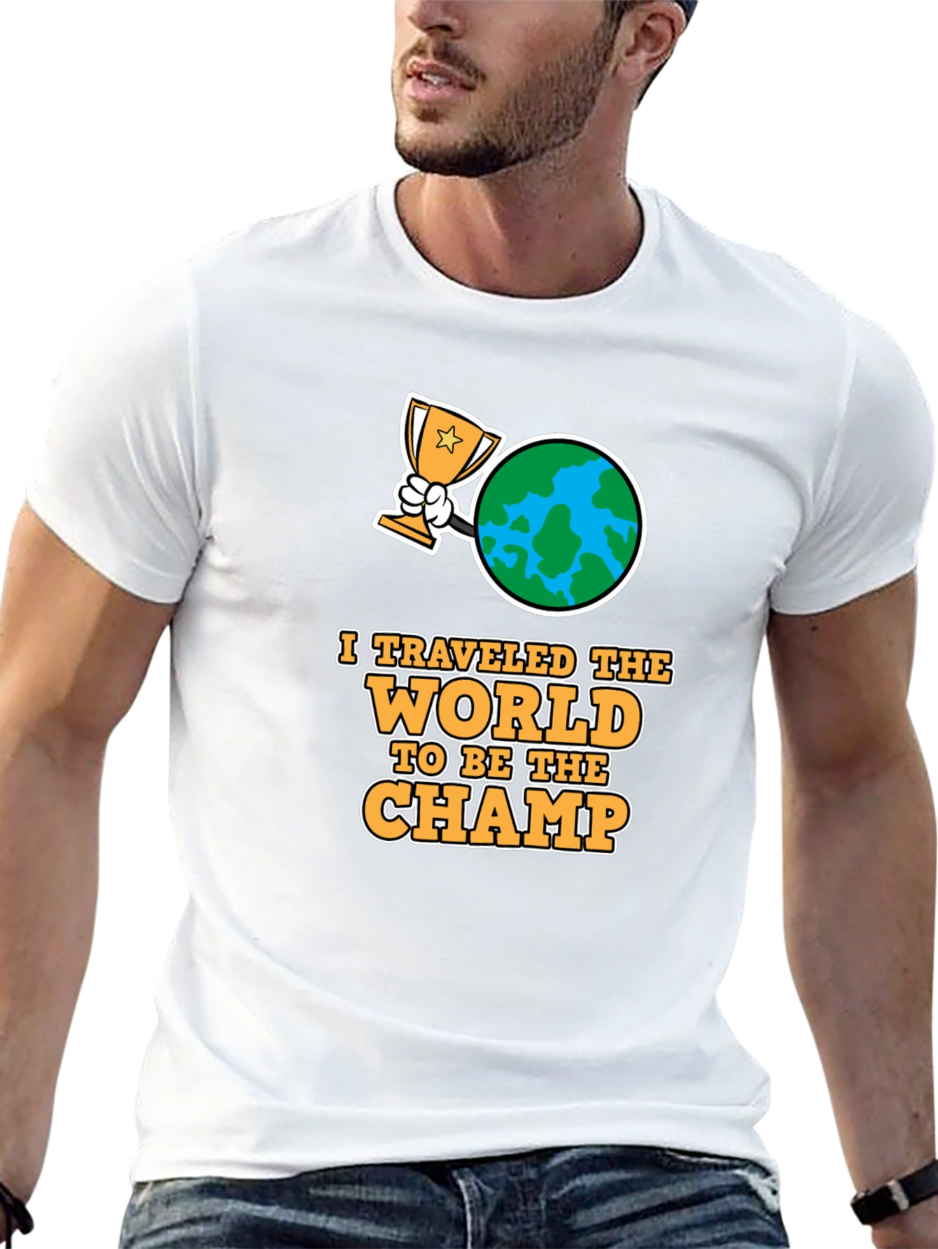 World Traveler Champ Black T-Shirt