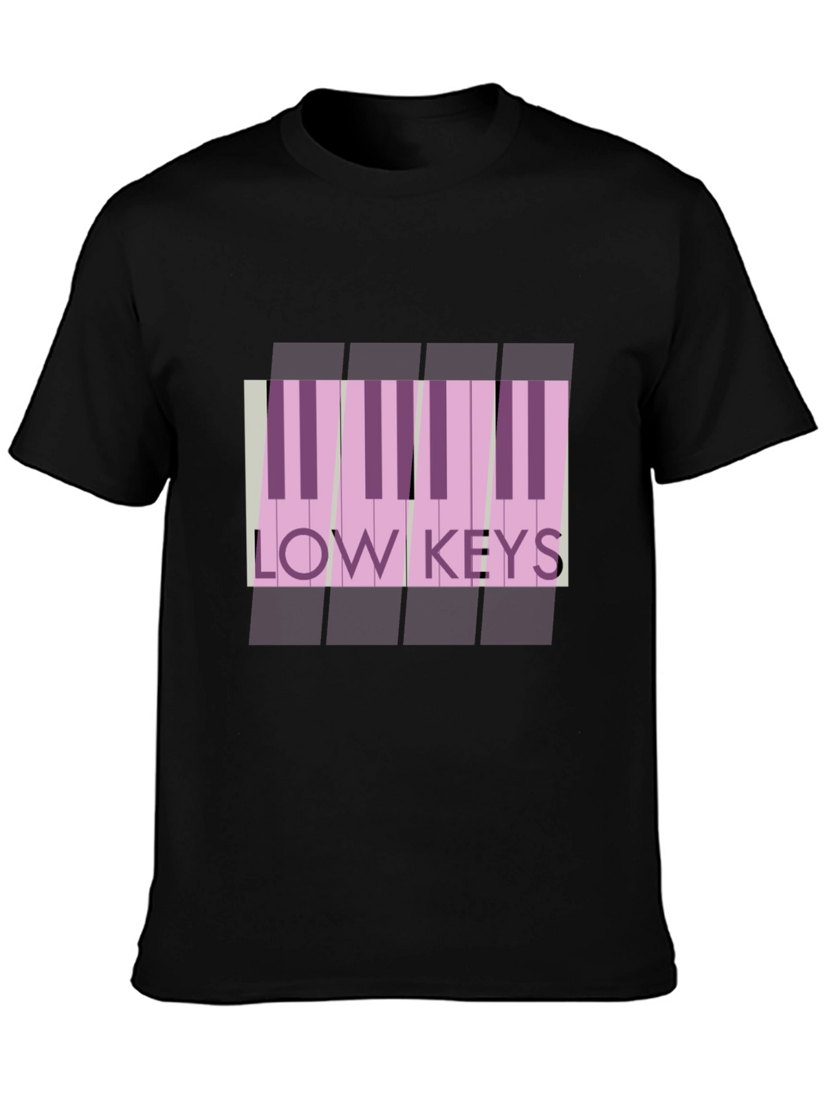 Low Keys Piano T-Shirt: Stylish Music Lover Tee