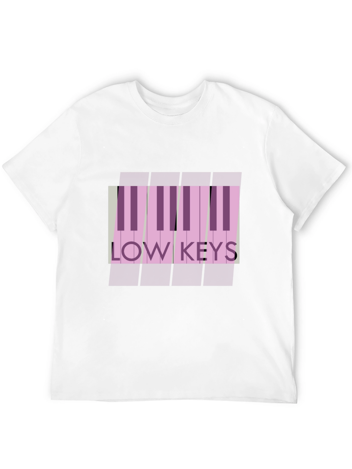 Low Keys Piano T-Shirt: Stylish Music Lover Tee