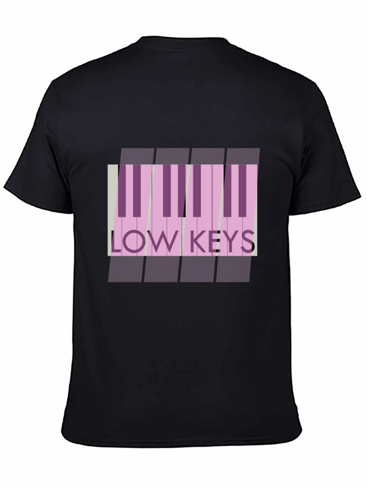 Low Keys Piano T-Shirt: Stylish Music Lover Tee