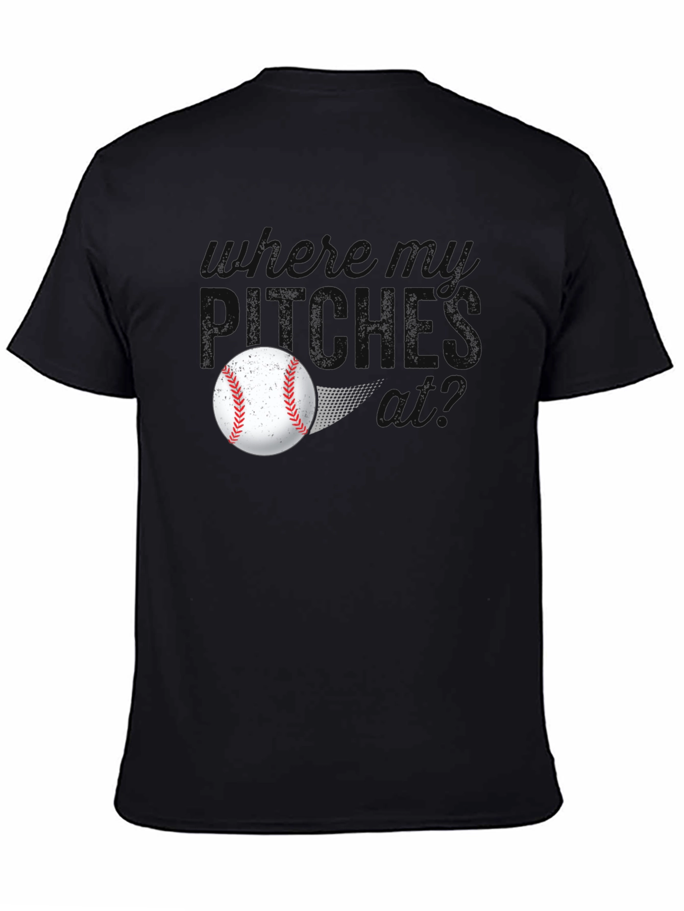 Where Do Pitches Go? Baseball T-Shirt
