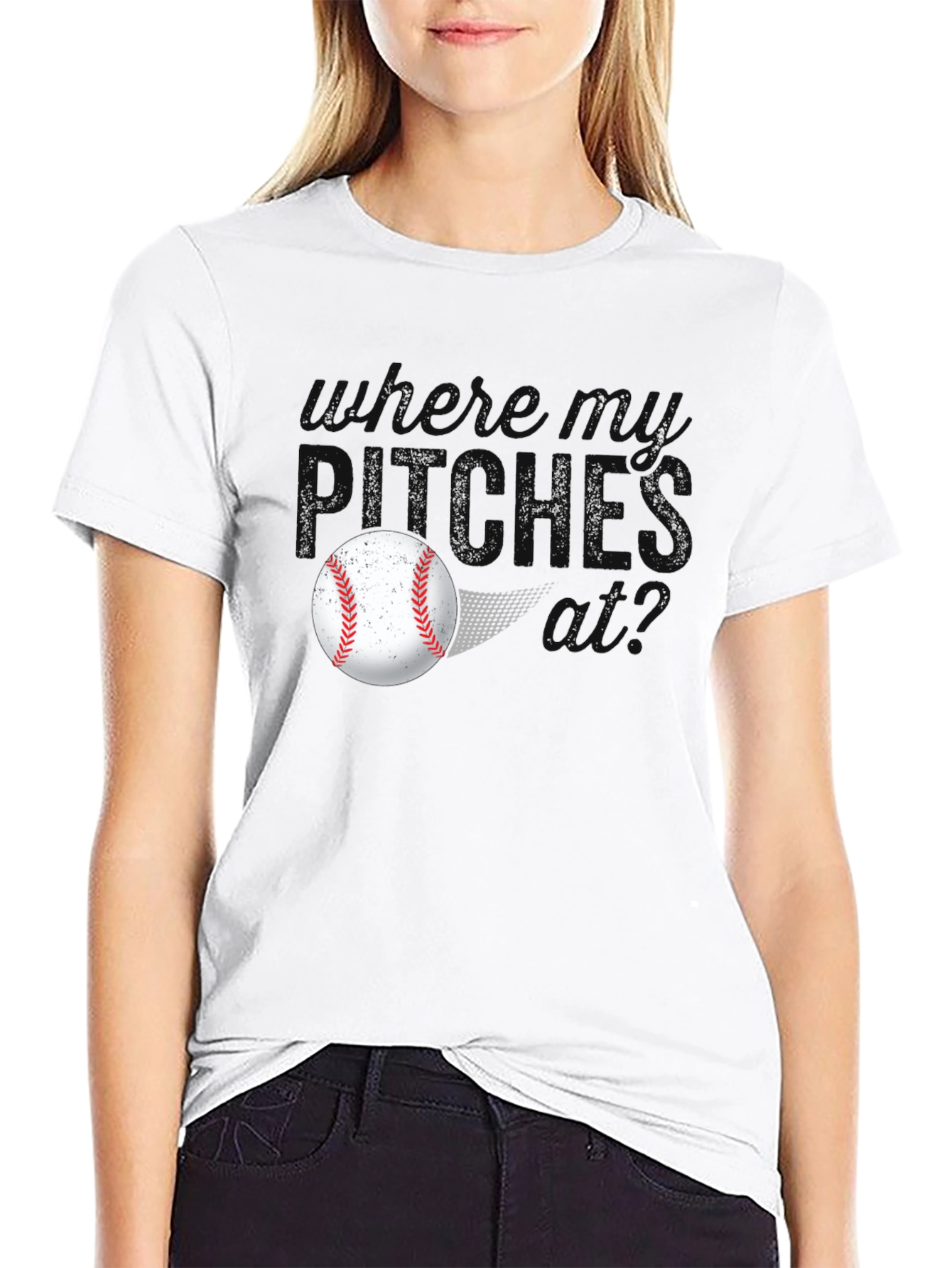 Where Do Pitches Go? Baseball T-Shirt