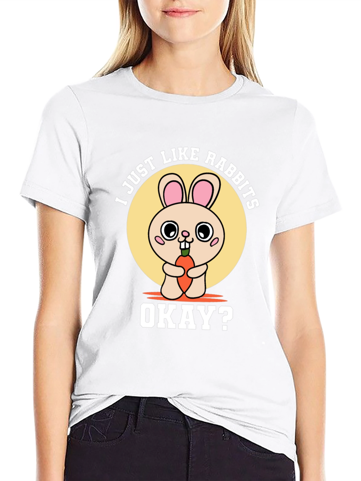 I Just Like Rabbits Okay? Graphic Tee