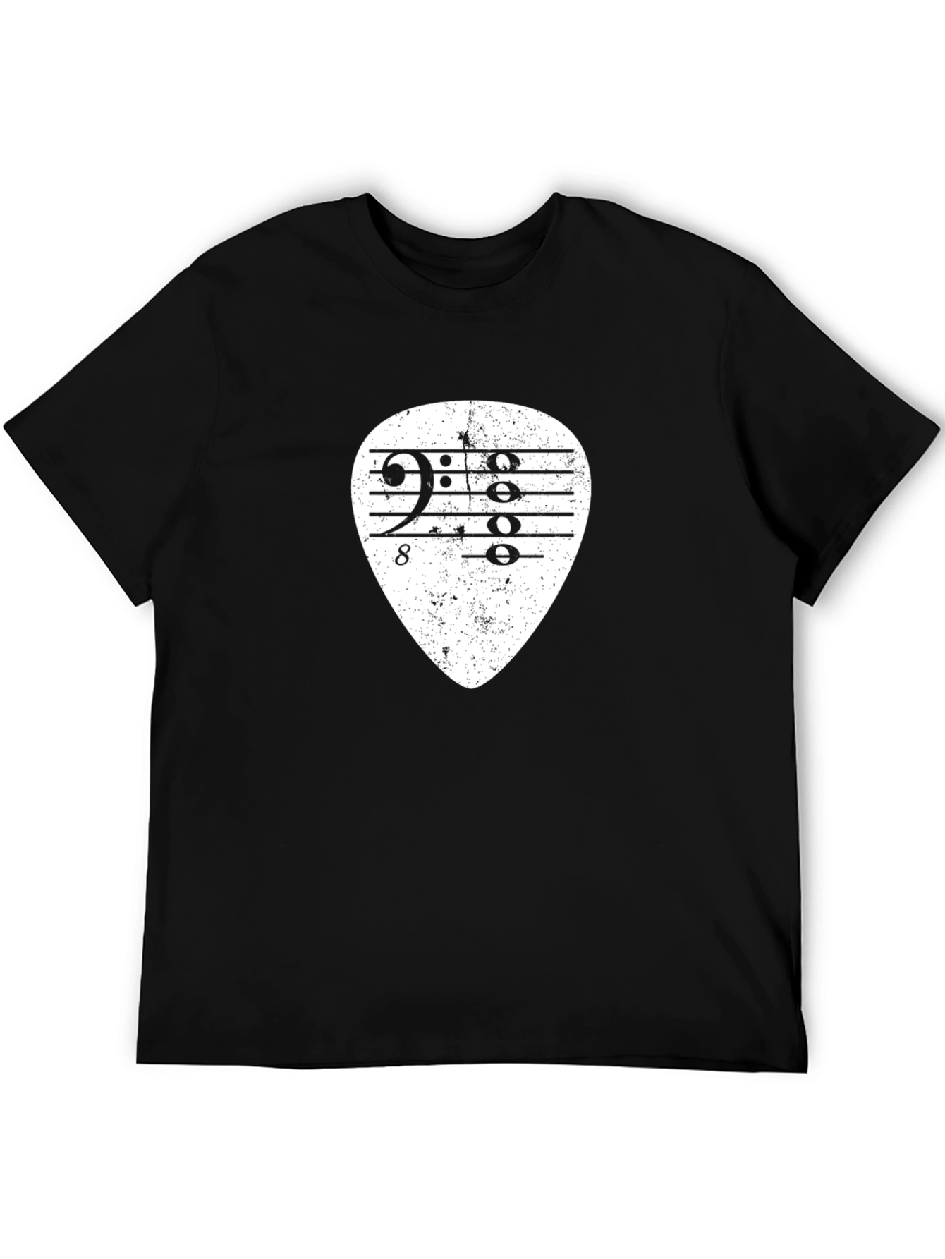 Bass Clef Music Pick T-Shirt