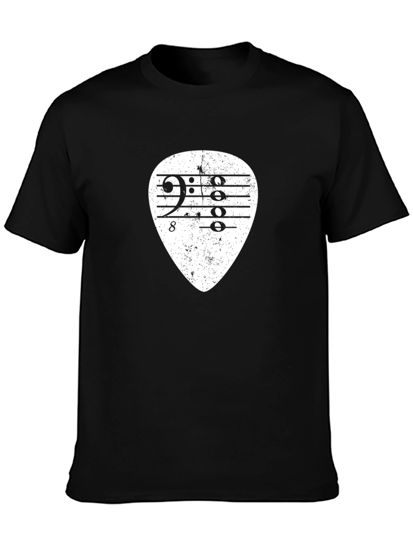 Bass Clef Music Pick T-Shirt