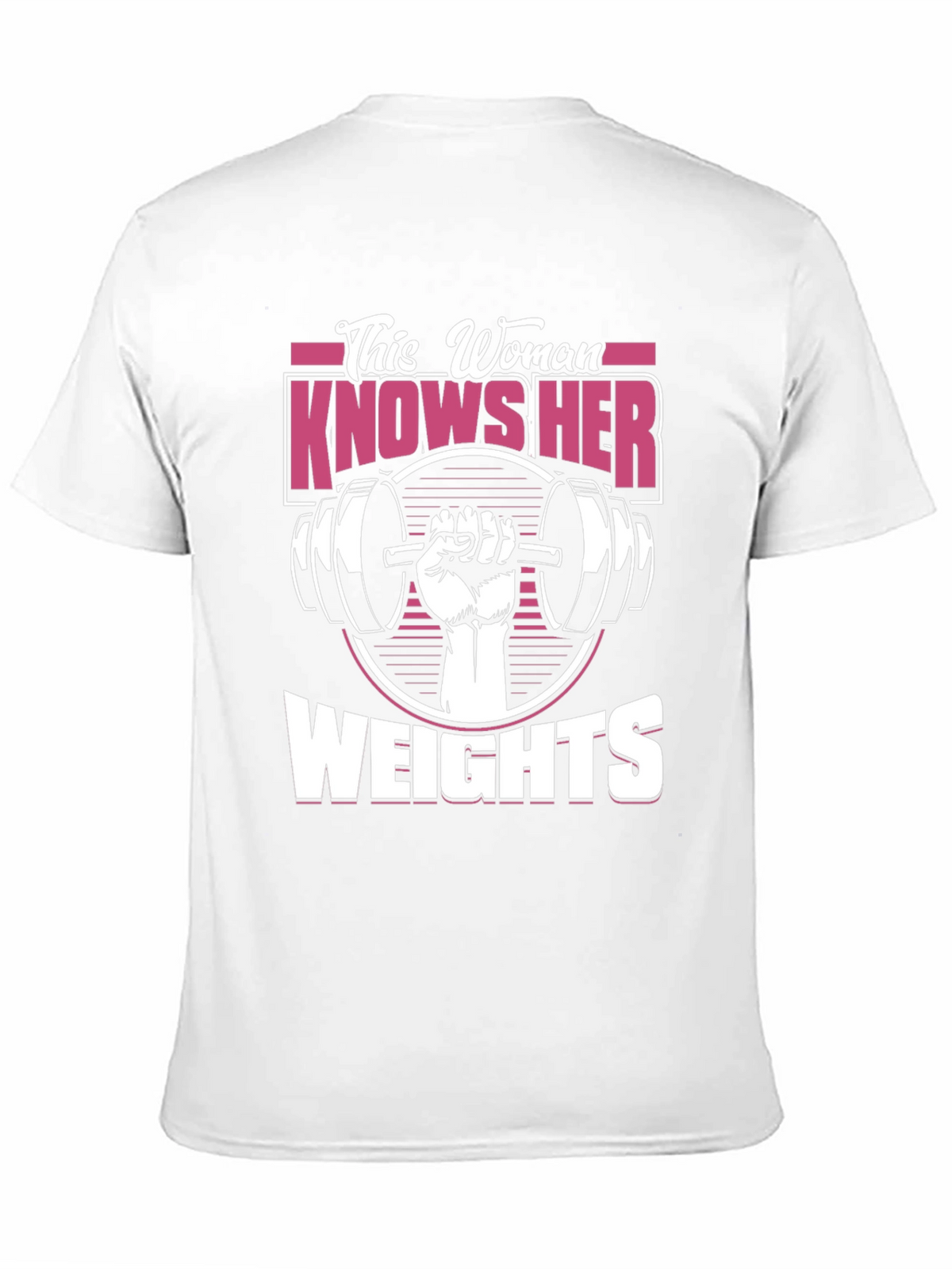 This Woman Knows Her Weights Graphic T-Shirt