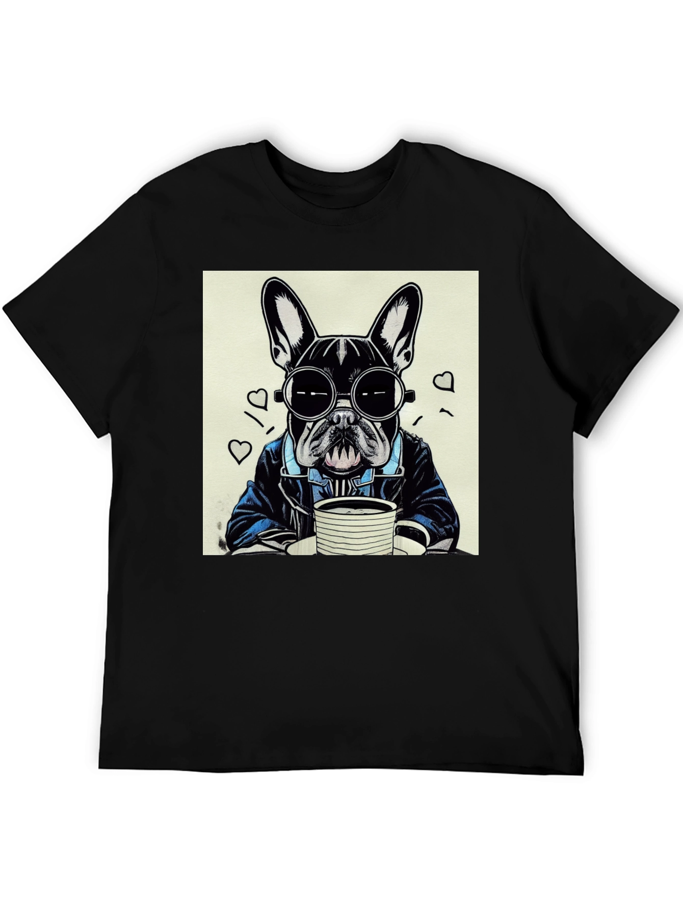 Cool French Bulldog Graphic T-Shirt