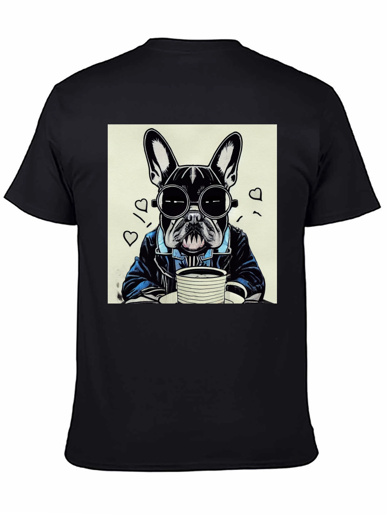 Cool French Bulldog Graphic T-Shirt