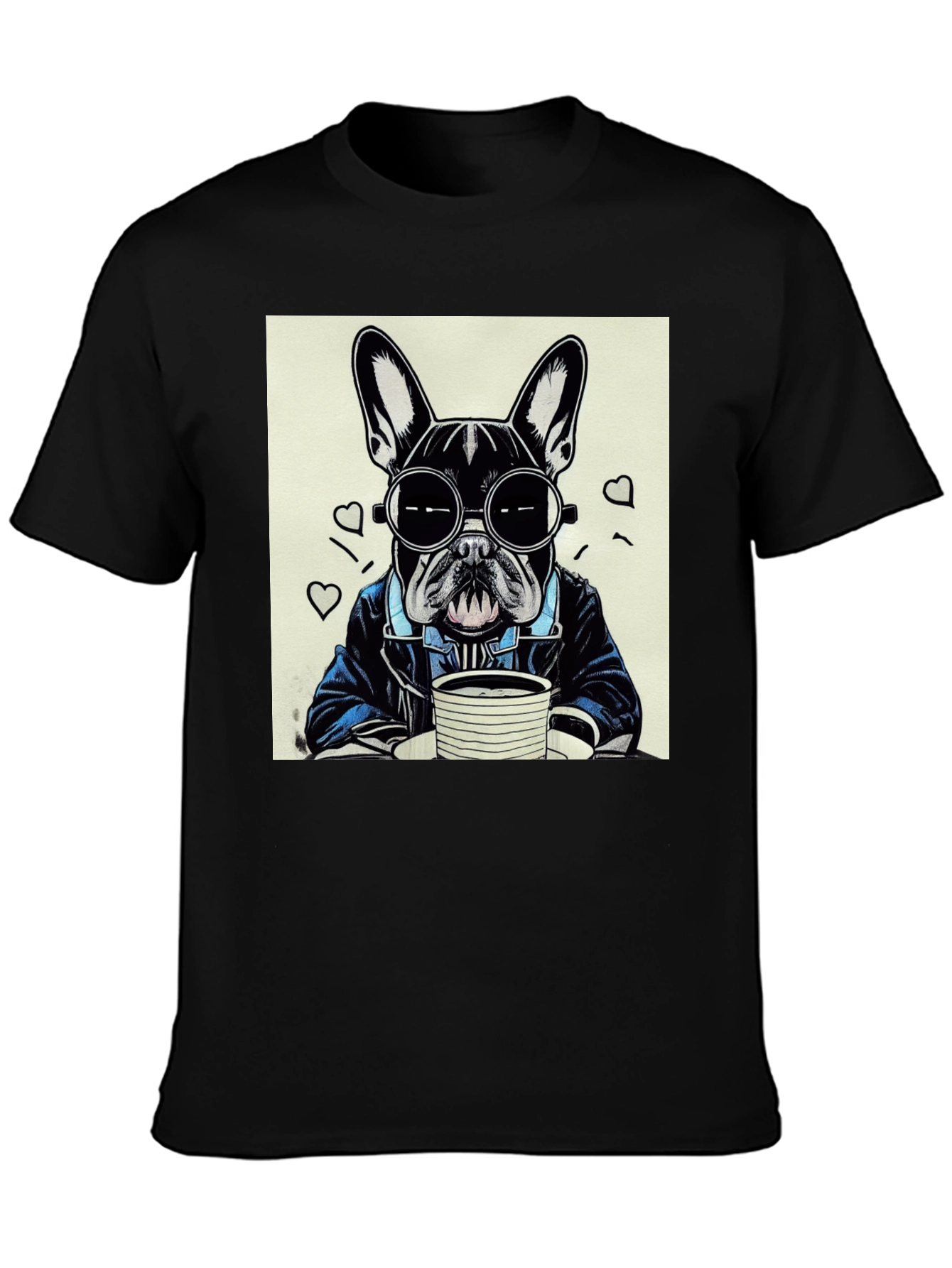 Cool French Bulldog Graphic T-Shirt