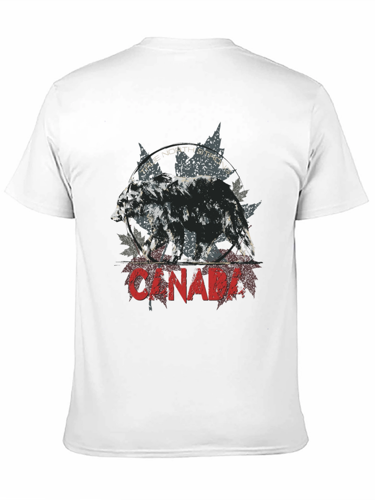 Canada Bear Graphic Tee - True North Strong