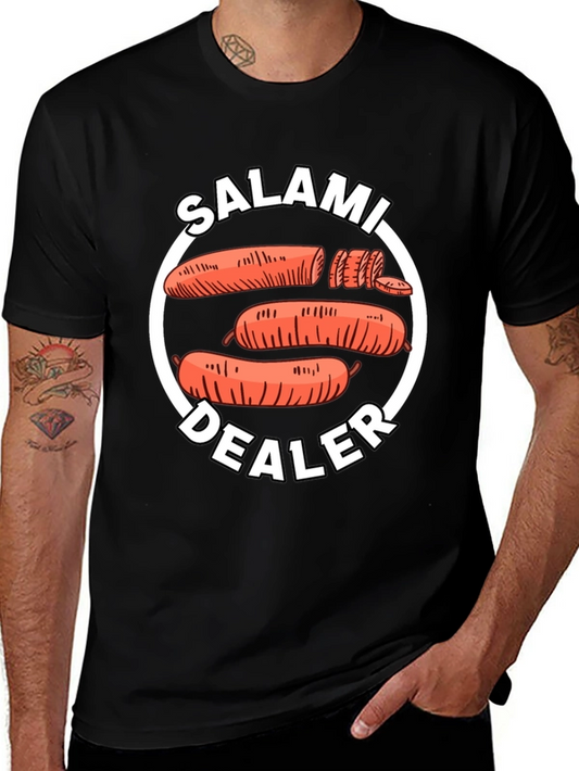Salami Dealer Graphic T-Shirt - Funny Meat Lover Tee