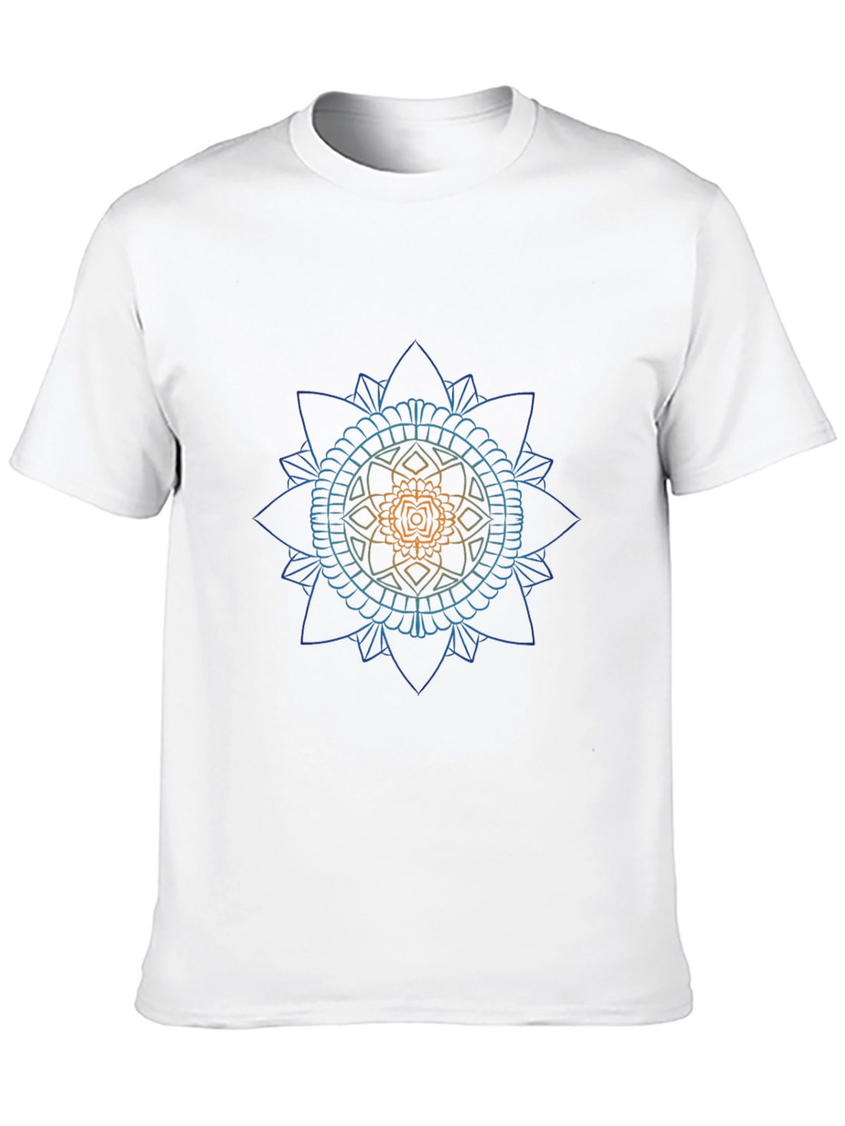 Mandala Graphic Print Tee - Black