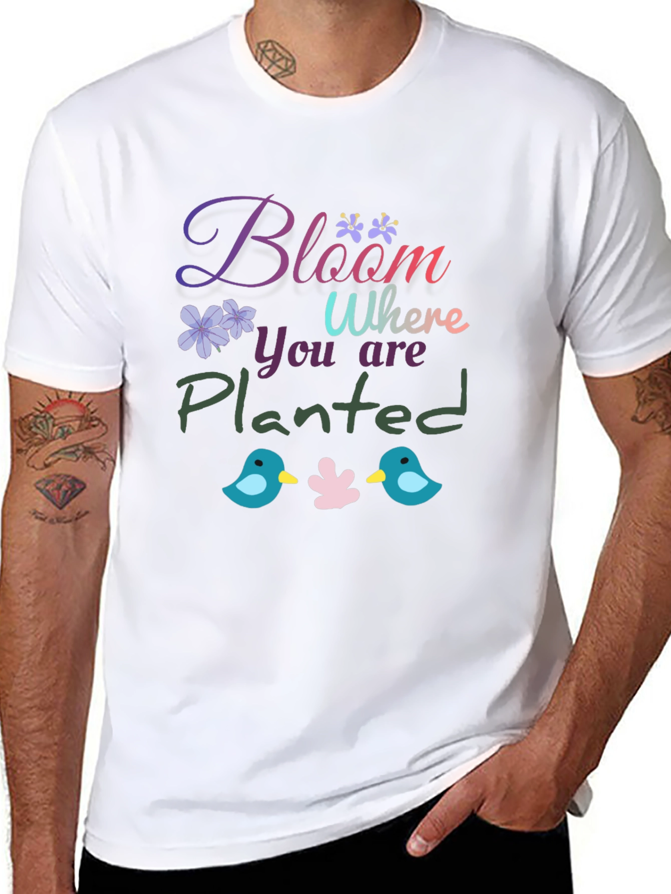 Bloom Where You Are Planted Graphic T-Shirt