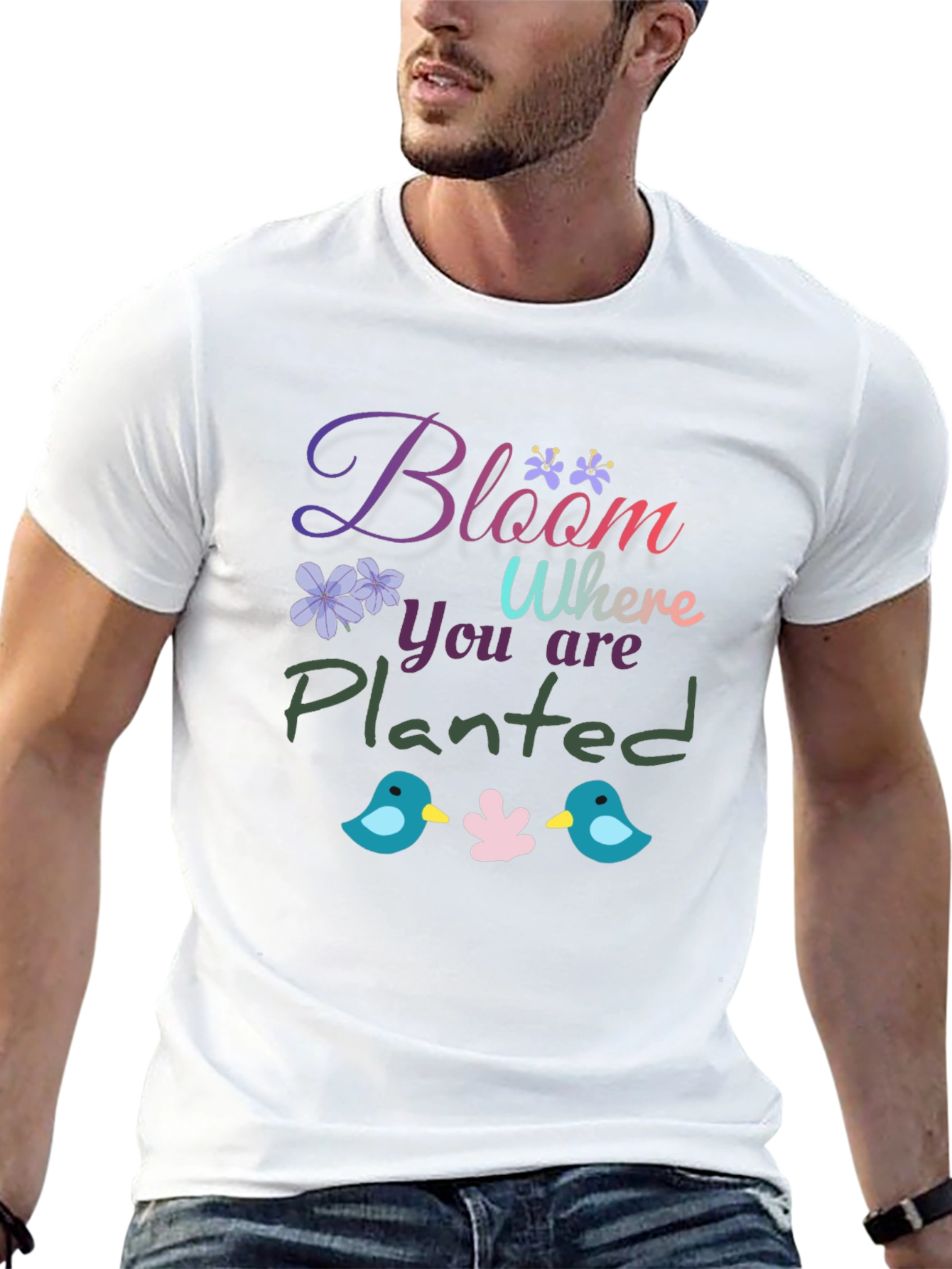 Bloom Where You Are Planted Graphic T-Shirt