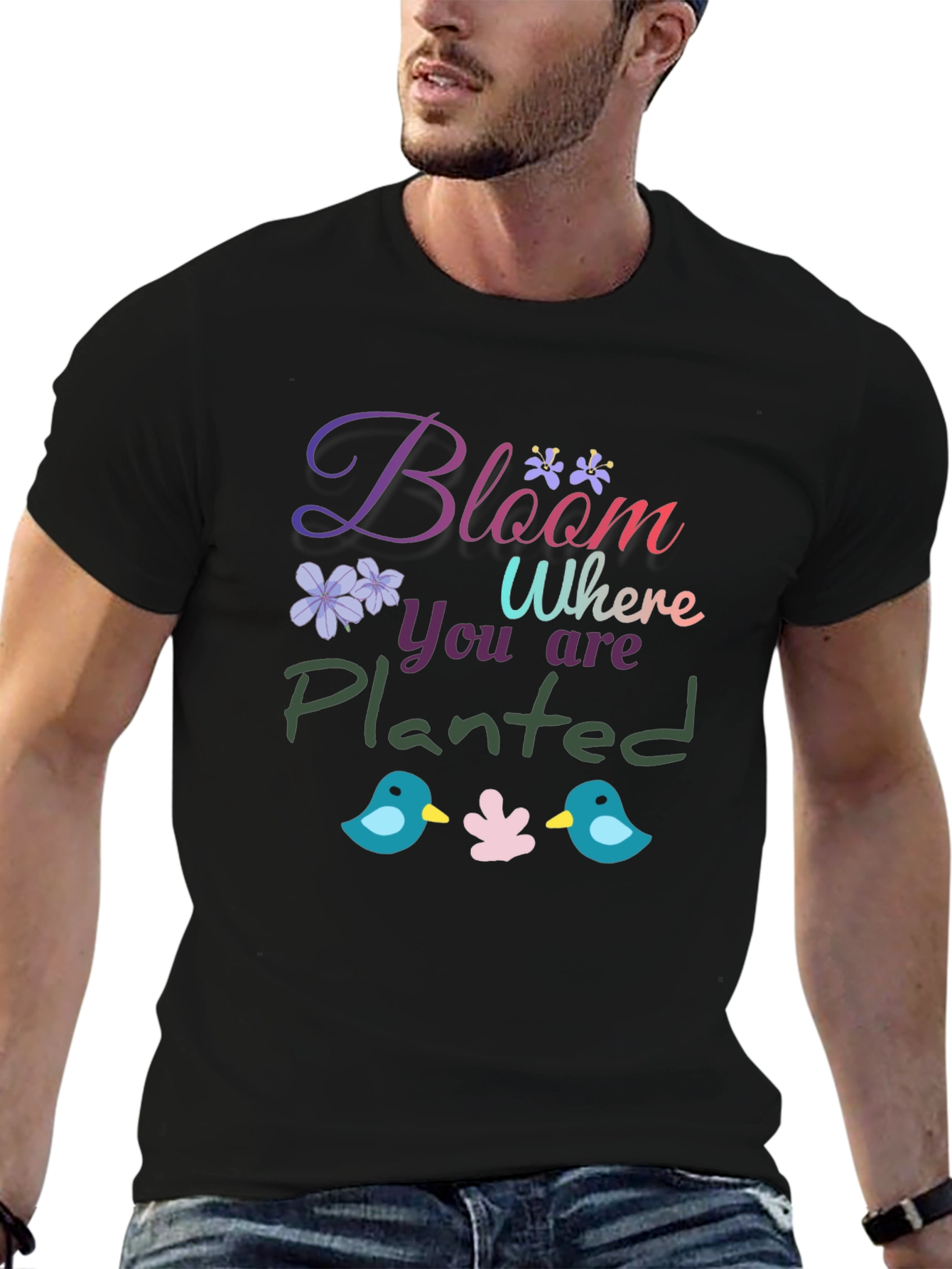 Bloom Where You Are Planted Graphic T-Shirt