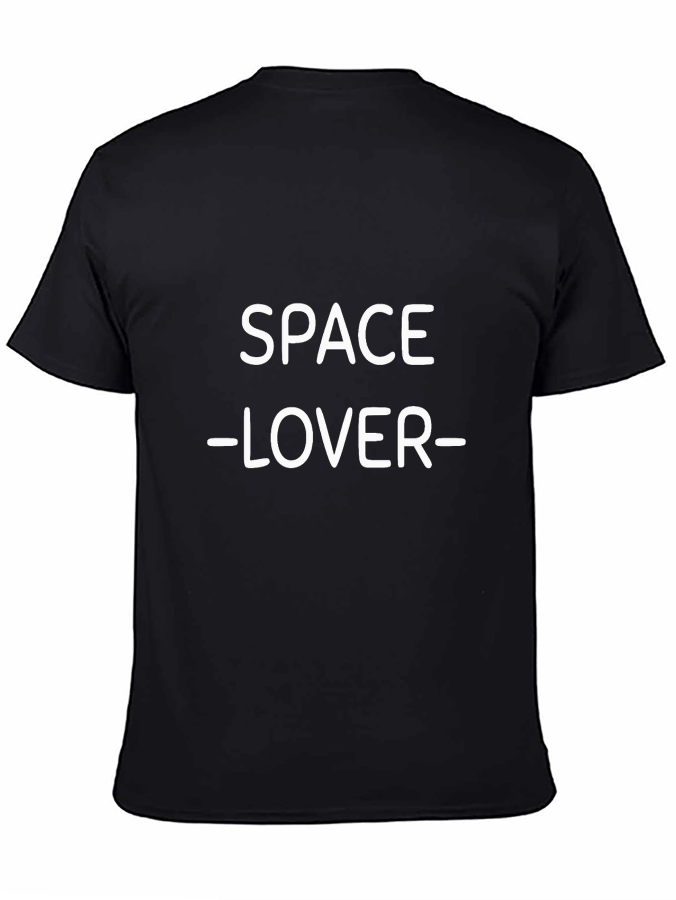 Space Lover Black T-Shirt - Sci-Fi Graphic Tee