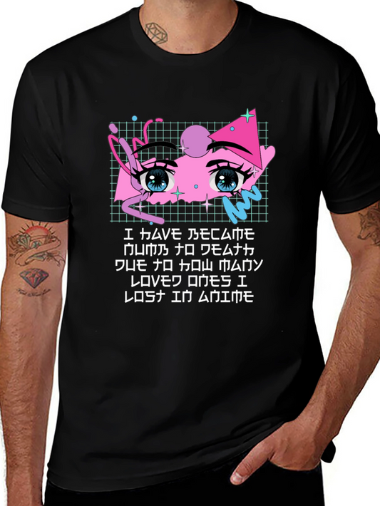 Anime Eyes Graphic T-Shirt - Soft Cotton Blend