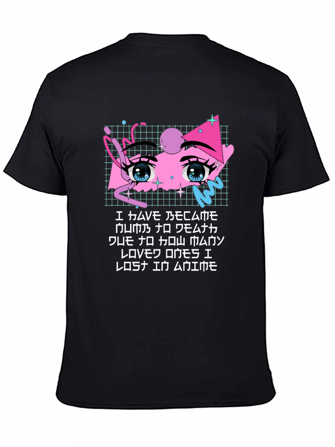 Anime Eyes Graphic T-Shirt - Soft Cotton Blend