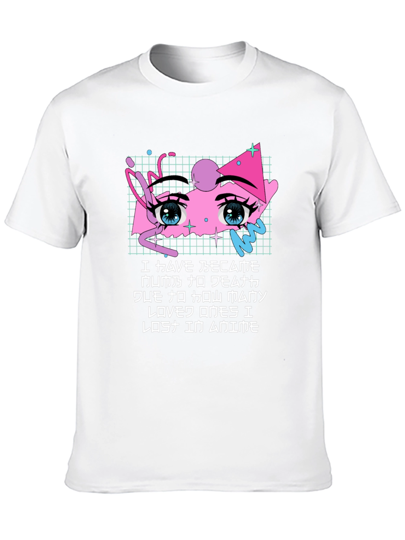 Anime Eyes Graphic T-Shirt - Soft Cotton Blend