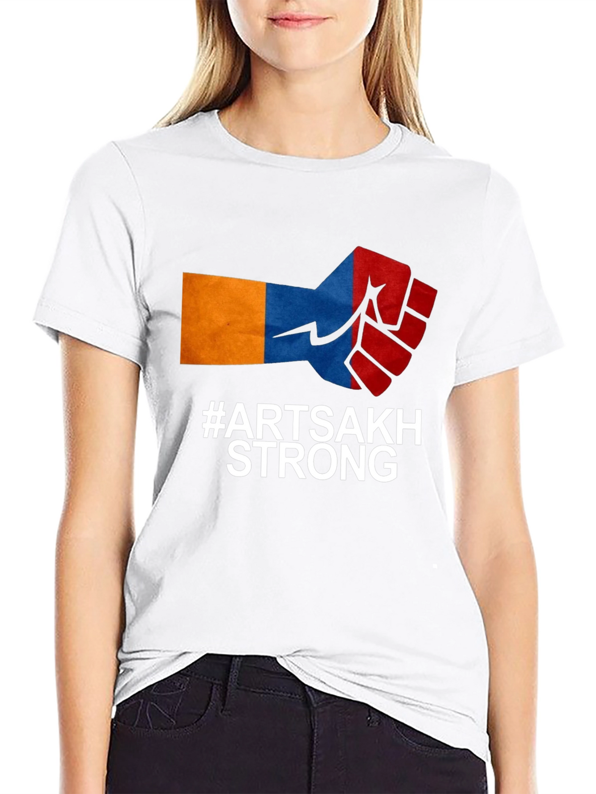 Artsakh Strong Fist Graphic Tee