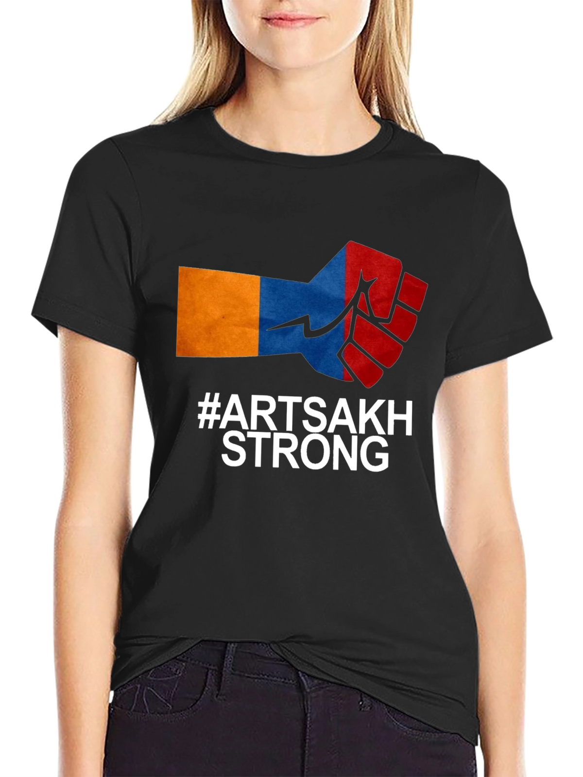 Artsakh Strong Fist Graphic Tee