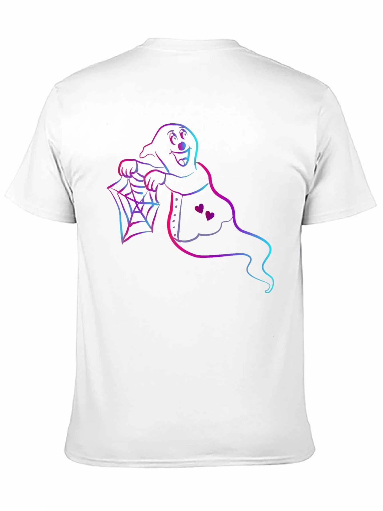 Spooky Ghost Graphic Tee - Halloween Apparel