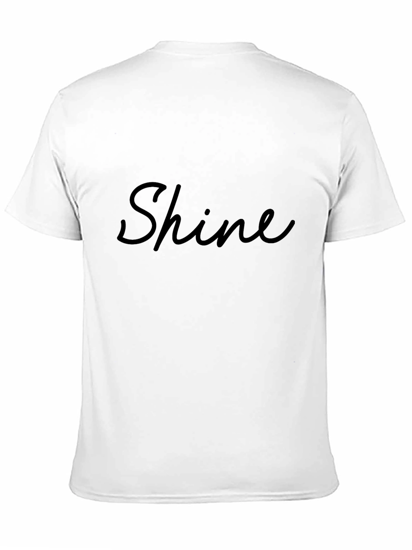 Shine Black T-Shirt - Stylish Graphic Tee