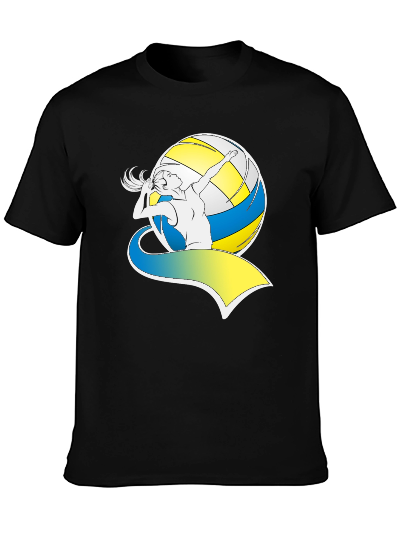 Volleyball Graphic T-Shirt for Sporty Style