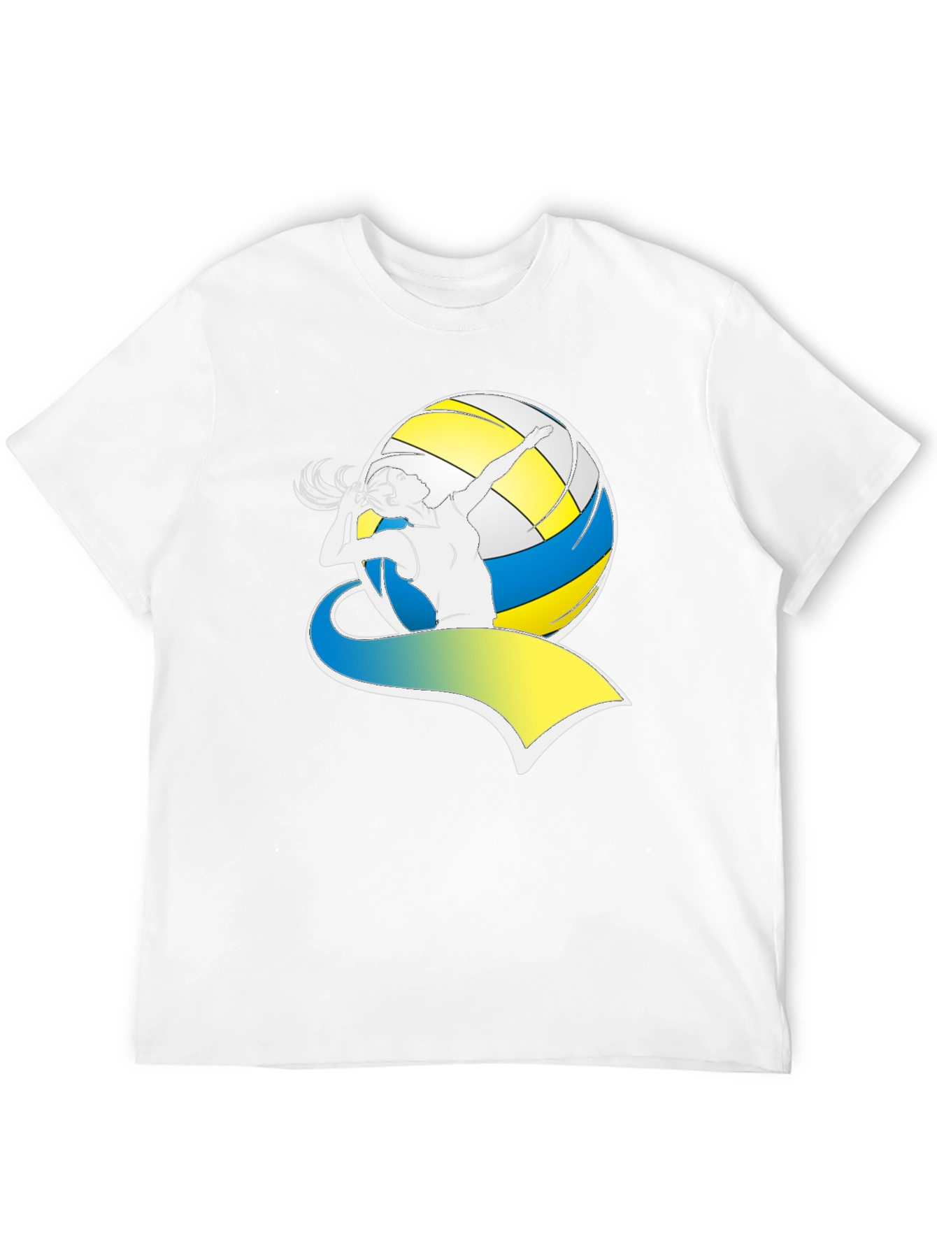 Volleyball Graphic T-Shirt for Sporty Style