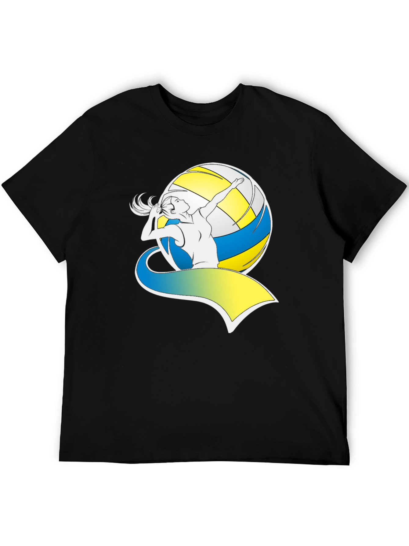 Volleyball Graphic T-Shirt for Sporty Style